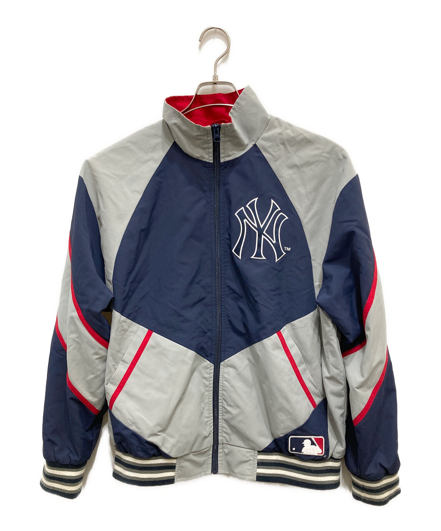 Supreme (シュプリーム) New York Yankees Track Jacket/ニューヨークヤンキーストラックジャケット ネイビー  サイズ:S