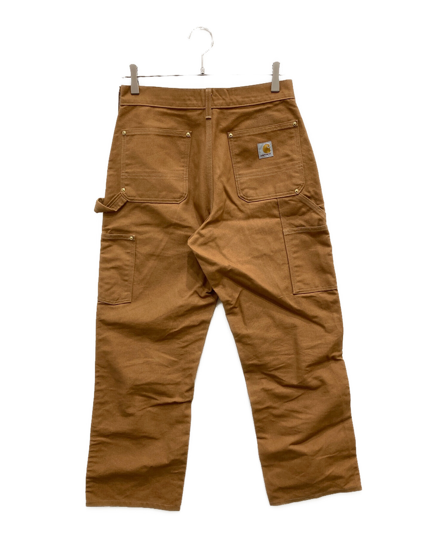 CarHartt (カーハート) FIRM DUCK DOUBLE FRONT UTILITY WORK PANT ブラウン サイズ:30×30