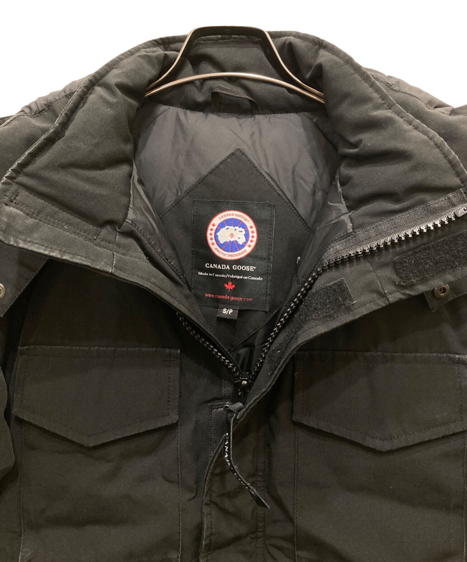 CANADA GOOSE (カナダグース) カムループスダウンジャケット ブラック サイズ:S