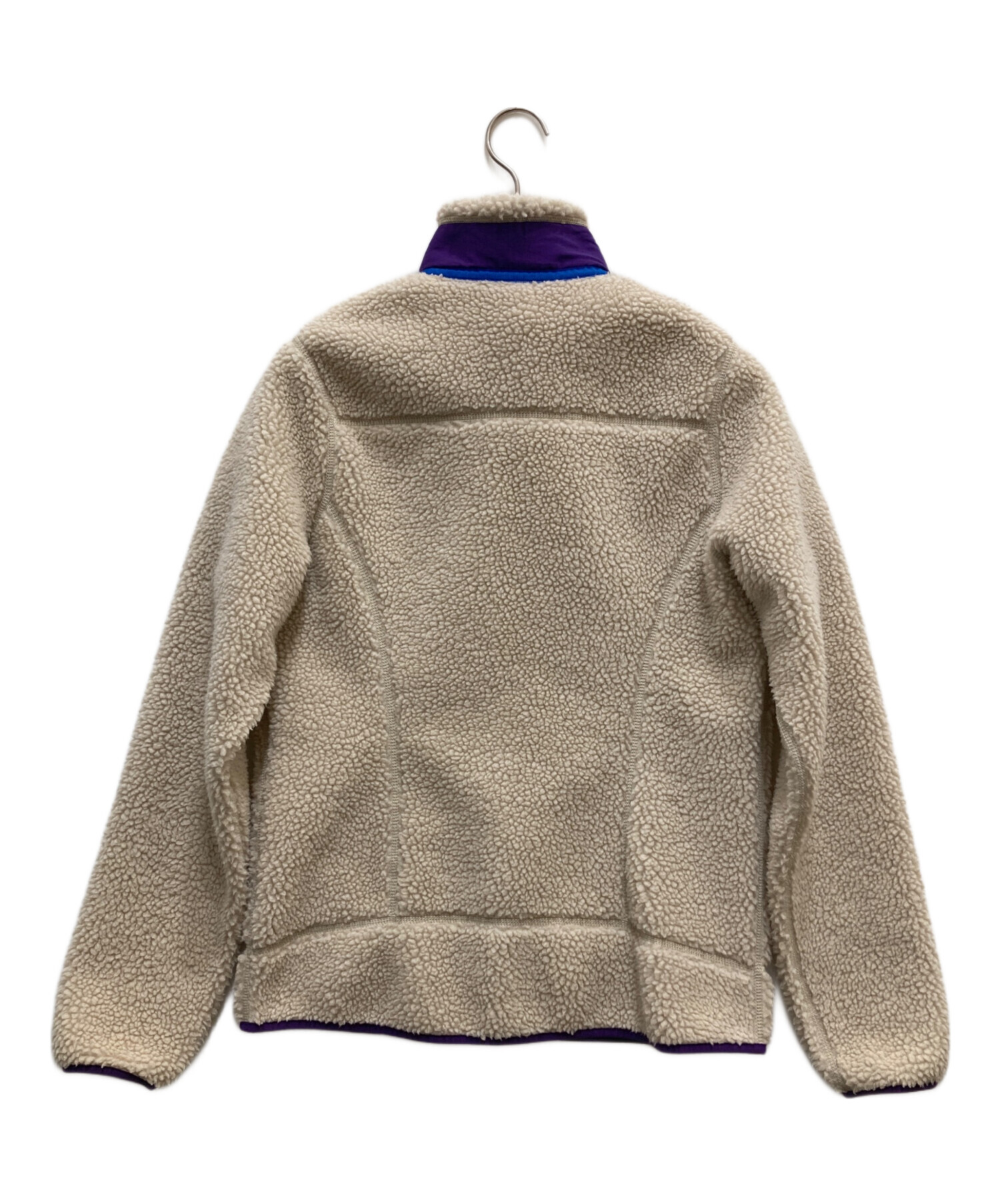 中古・古着通販】Patagonia (パタゴニア) クラシックレトロXジャケット ナチュラル×パープル サイズ:S｜ブランド・古着通販  トレファク公式【TREFAC FASHION】スマホサイト