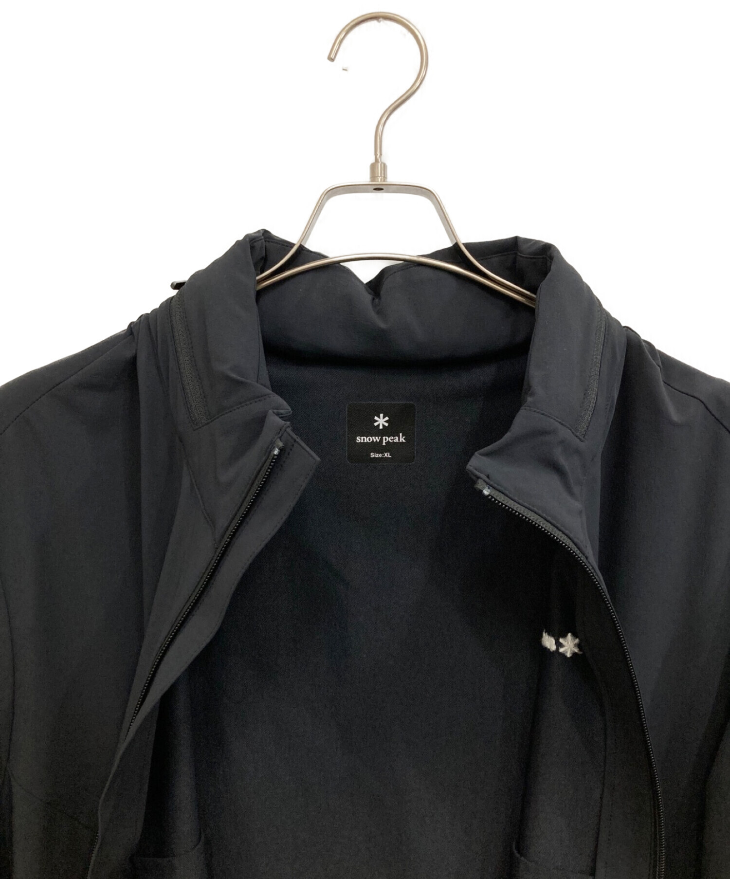中古・古着通販】Snow peak (スノーピーク) STRECH CLOTH JACKET ブラック サイズ:XL 未使用品｜ブランド・古着通販  トレファク公式【TREFAC FASHION】スマホサイト