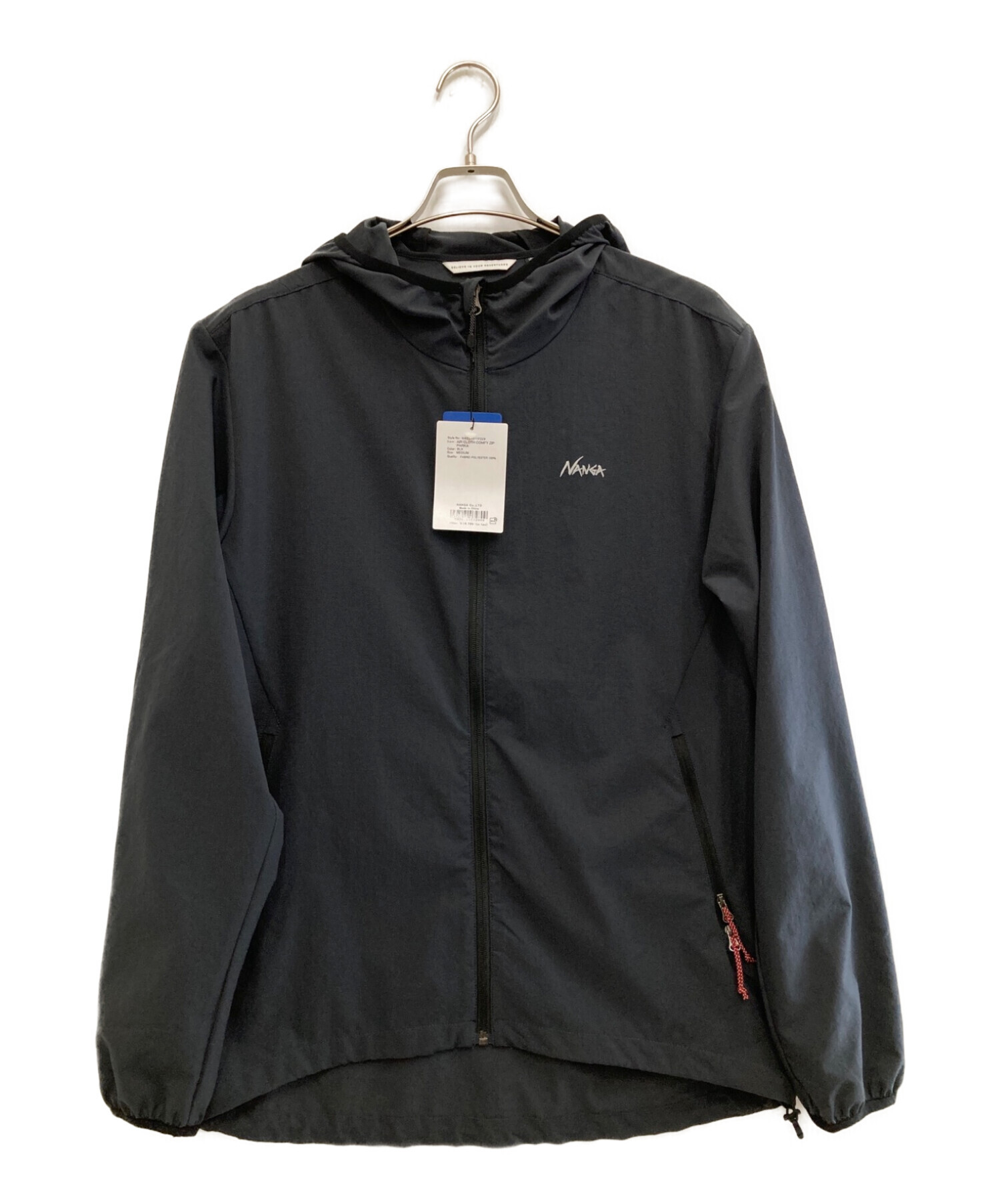 中古・古着通販】NANGA (ナンガ) AIR CLOTH COMFY ZIP PARKA ブラック