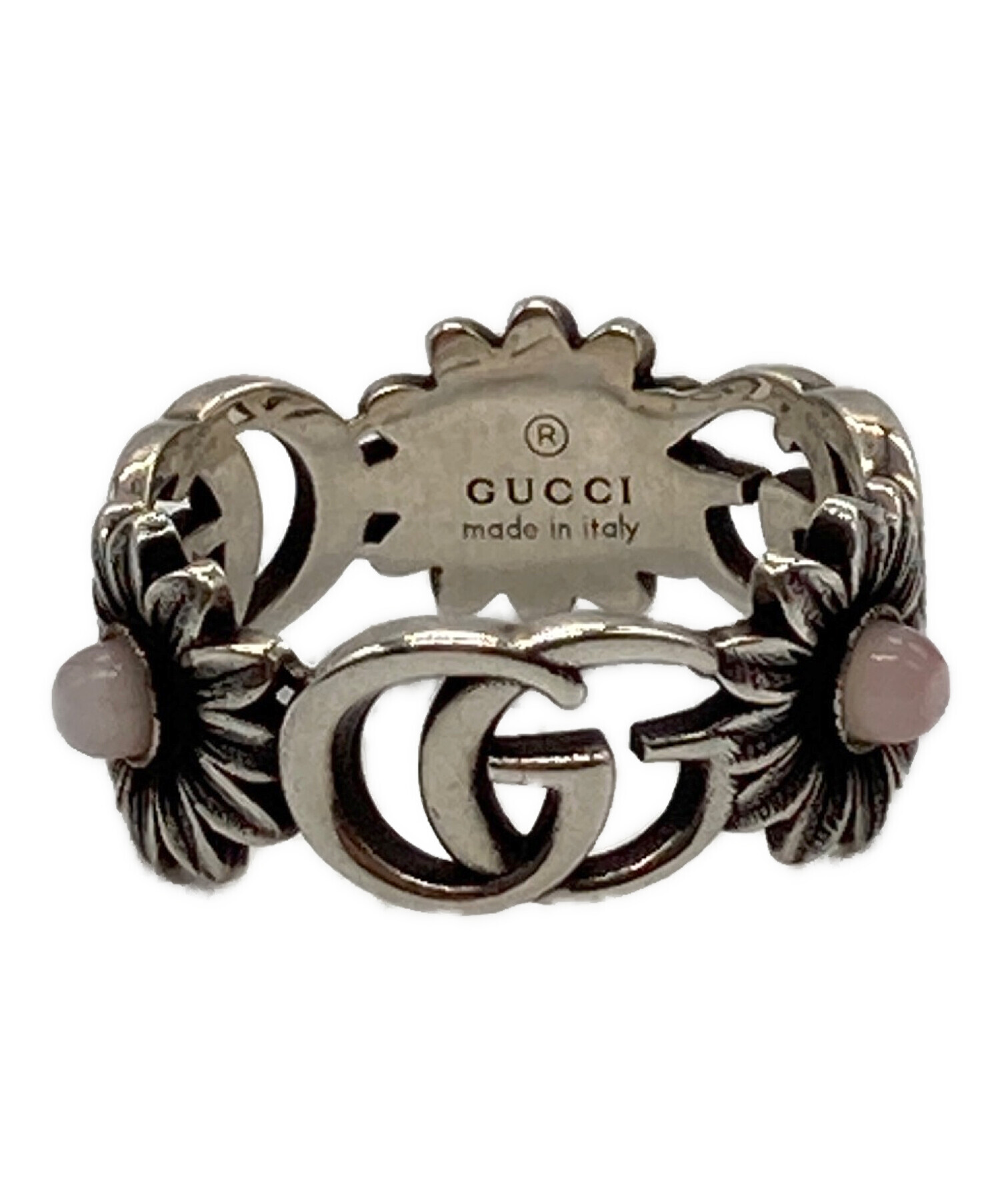 中古・古着通販】GUCCI (グッチ) ダブルＧマザー・パールリング