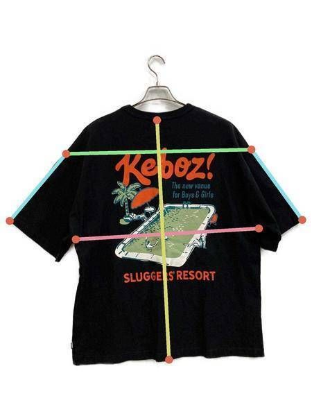 【中古・古着通販】KEBOZ (ケボズ) ビッグプリントTシャツ