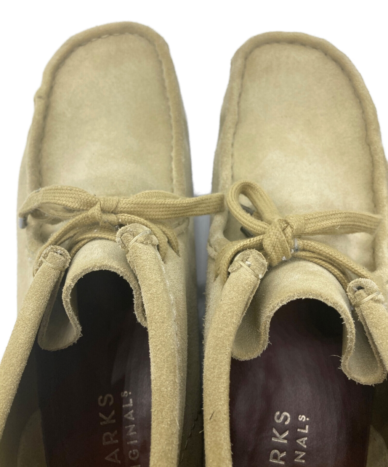 中古・古着通販】CLARKS (クラークス) ワラビーブーツ ベージュ サイズ