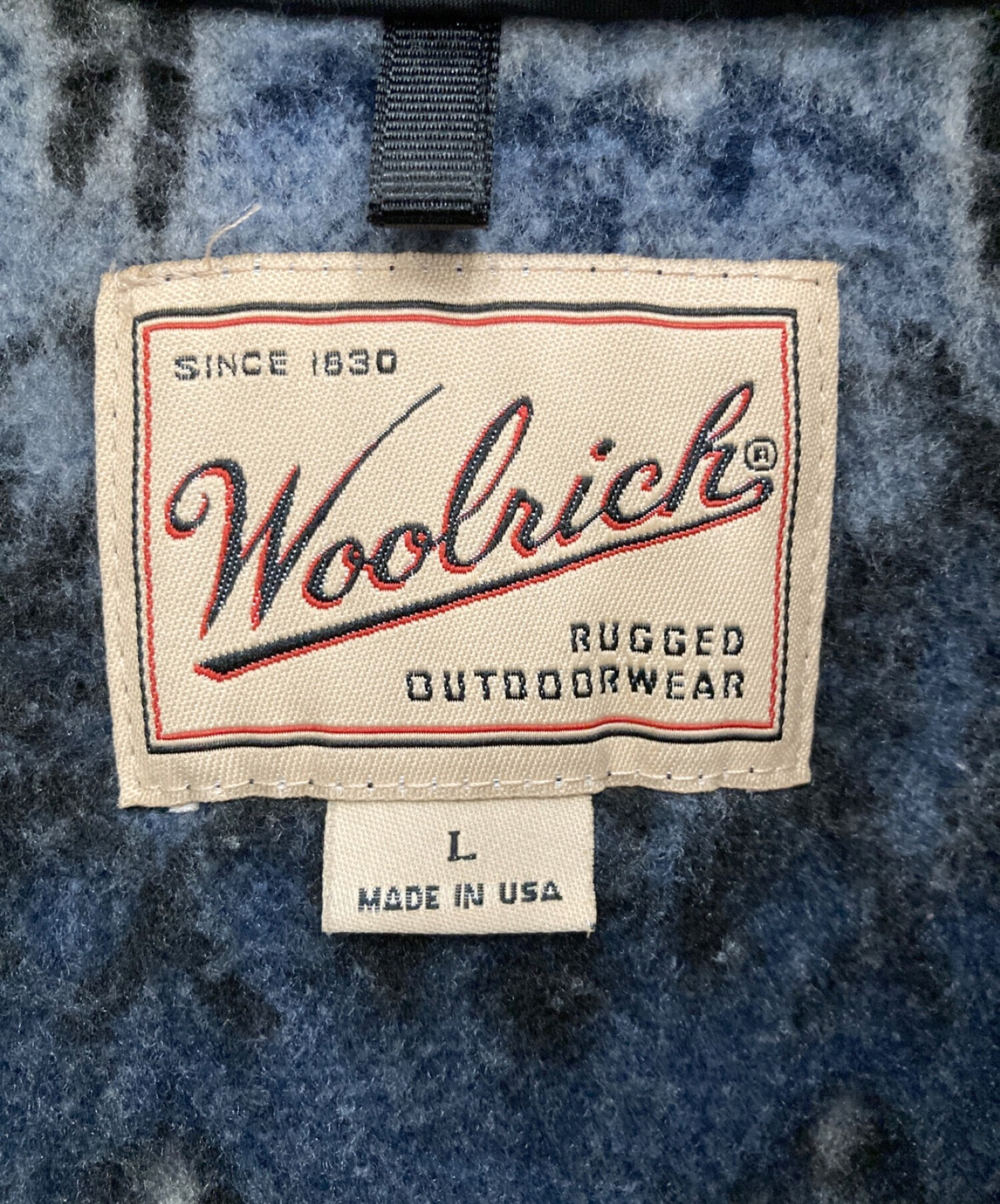 中古・古着通販】WOOLRICH (ウールリッチ) ハーフジップフリースジャケット ネイビー サイズ:L｜ブランド・古着通販  トレファク公式【TREFAC FASHION】スマホサイト