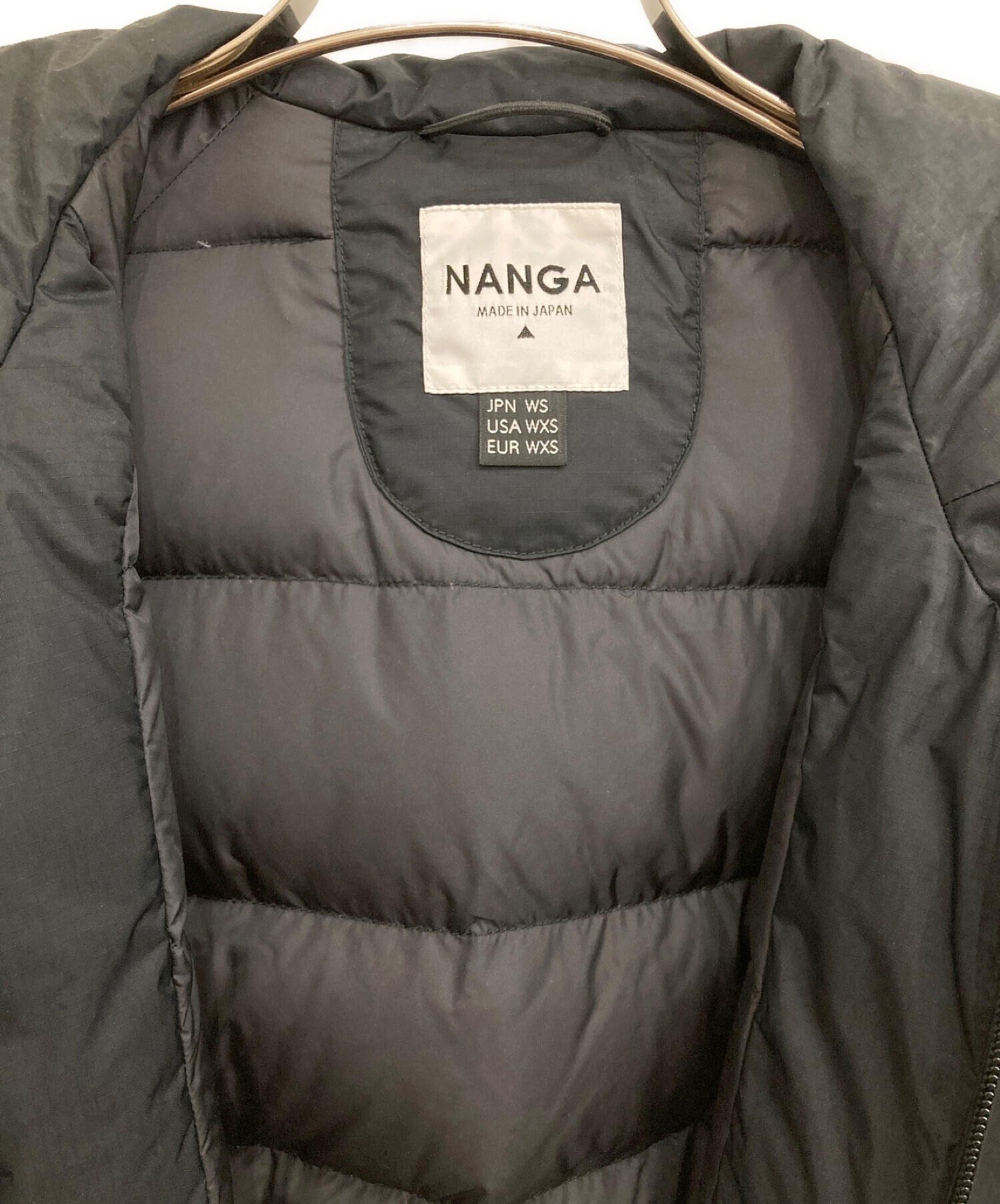 中古・古着通販】NANGA (ナンガ) ダウンジャケット ブラック サイズ:Ｓ