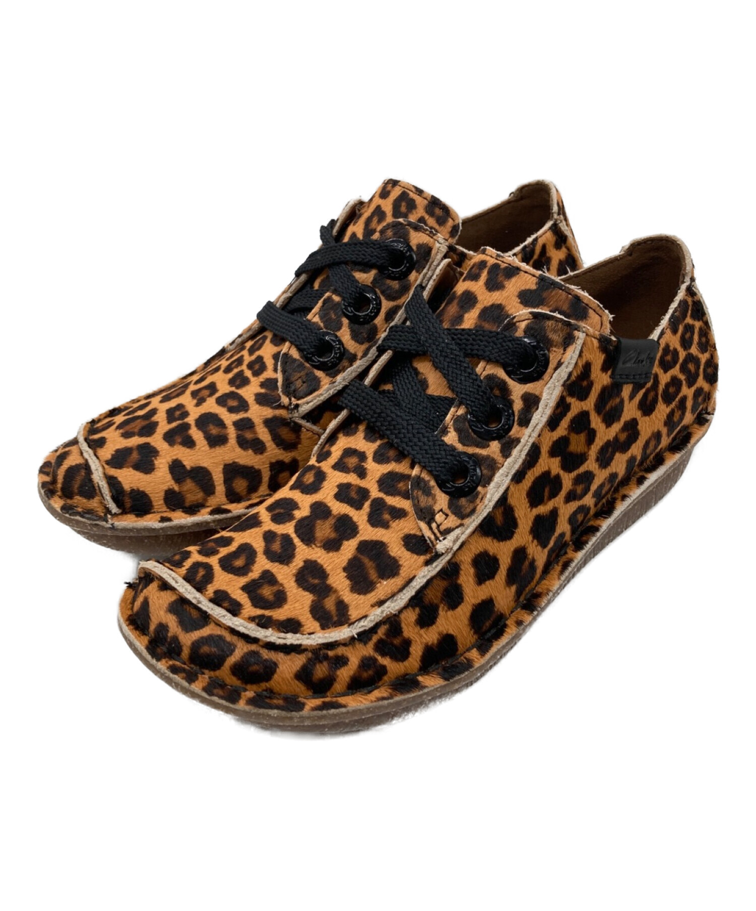 Clarks leopard sales print shoes