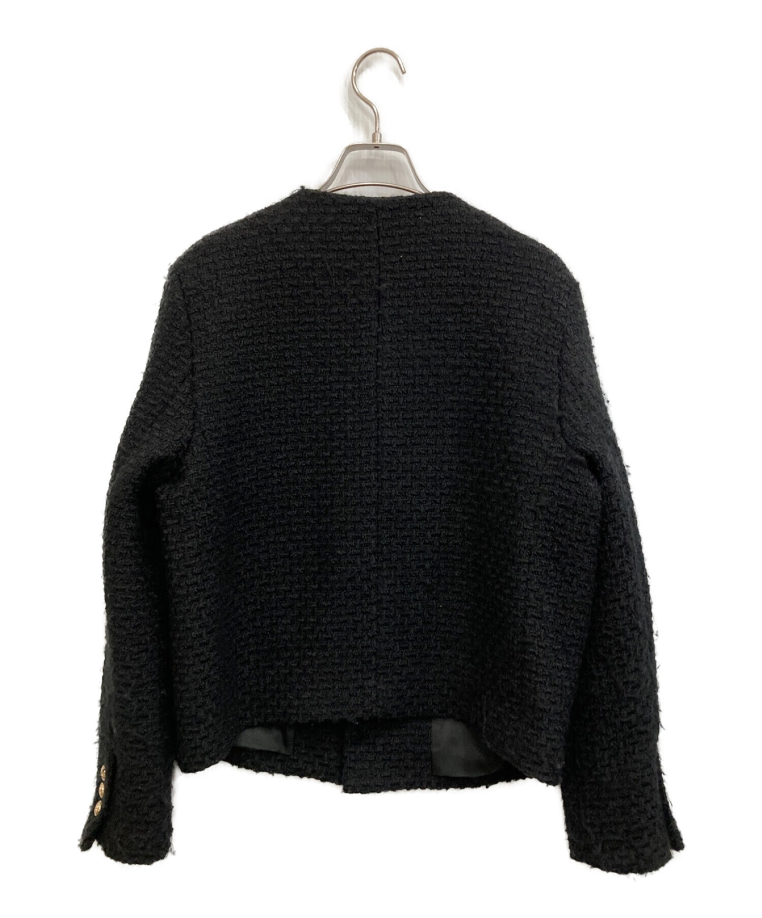 RANDEBOO (ランデブー) Classic tweed jacket ブラック サイズ:F