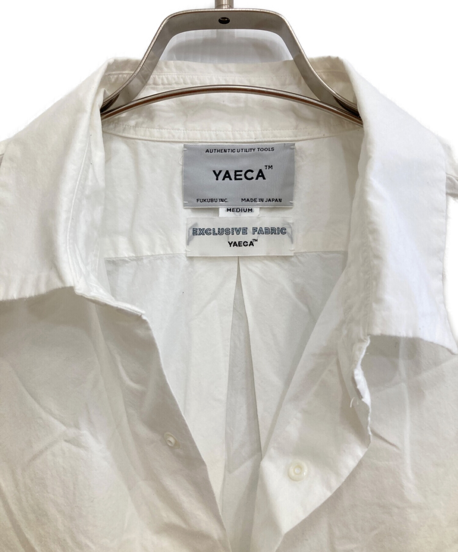 中古・古着通販】YAECA (ヤエカ) COMFORT SHIRT RELAX ホワイト サイズ