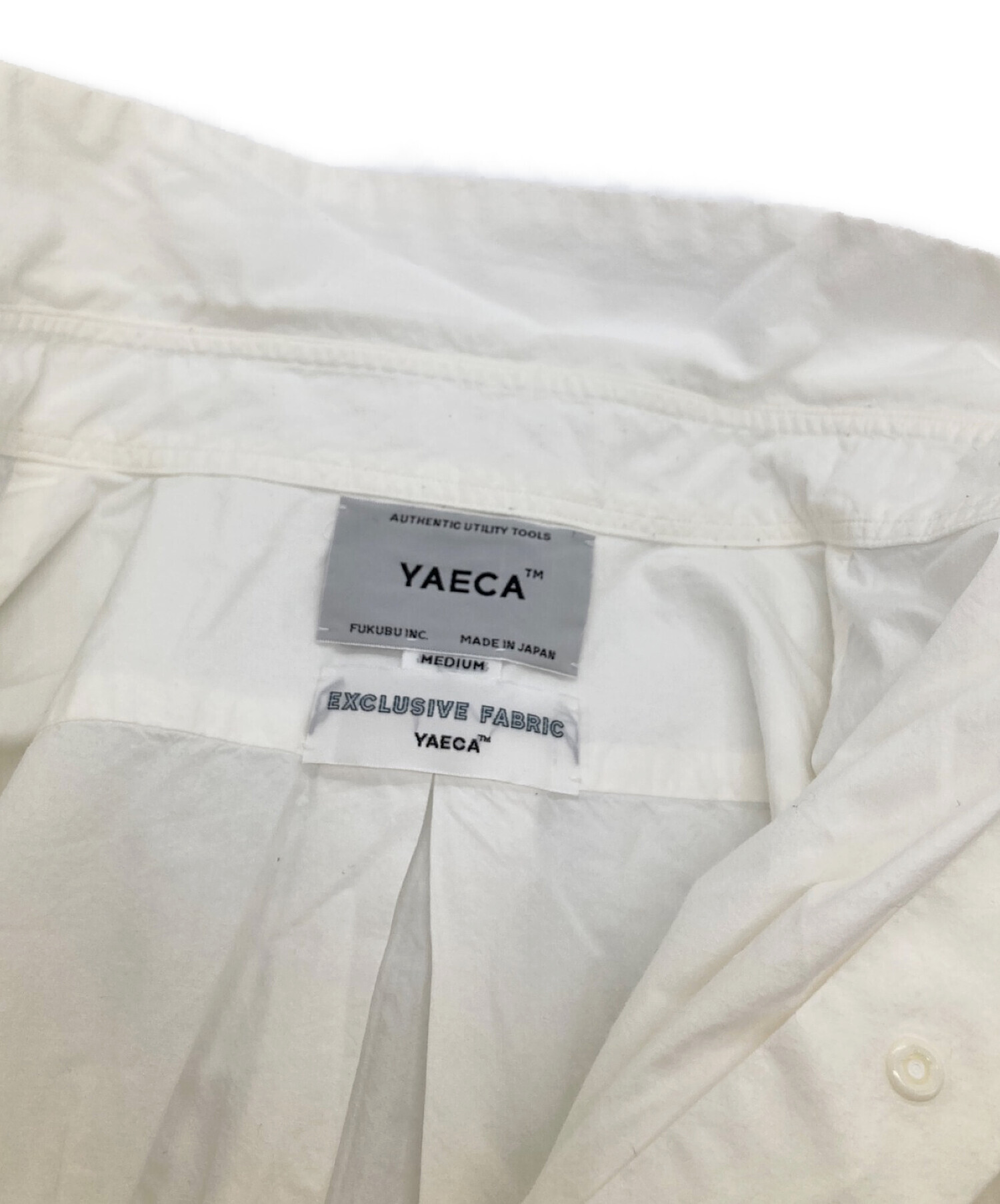 中古・古着通販】YAECA (ヤエカ) COMFORT SHIRT RELAX ホワイト サイズ