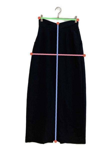 中古・古着通販】TODAYFUL (トゥデイフル) Twill Slit Skirt ブラック ...