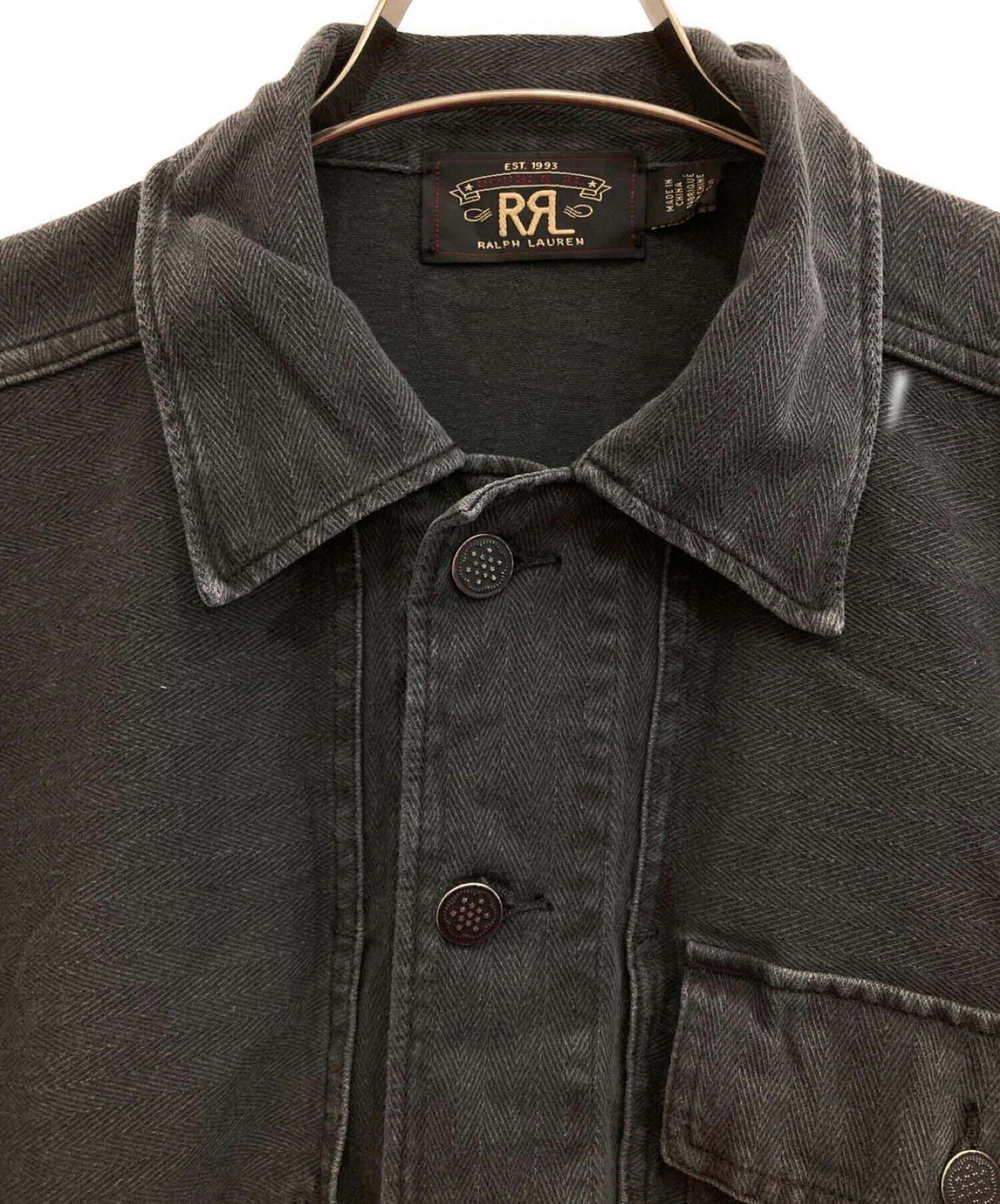 中古・古着通販】RRL (ダブルアールエル) ヘリンボーンデニム ...