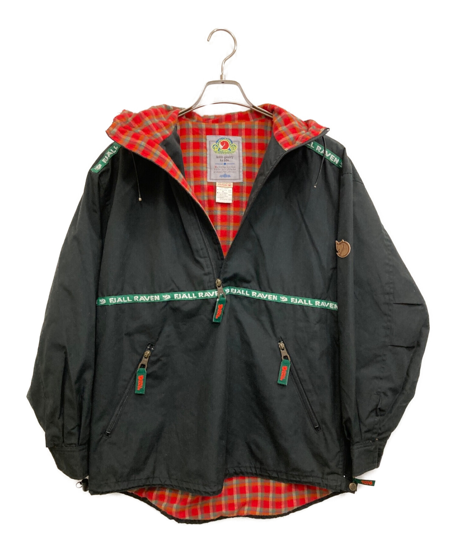 中古・古着通販】FJALLRAVEN (フェールラーベン) アノラックパーカー ブラック サイズ:M｜ブランド・古着通販 トレファク公式【TREFAC  FASHION】スマホサイト