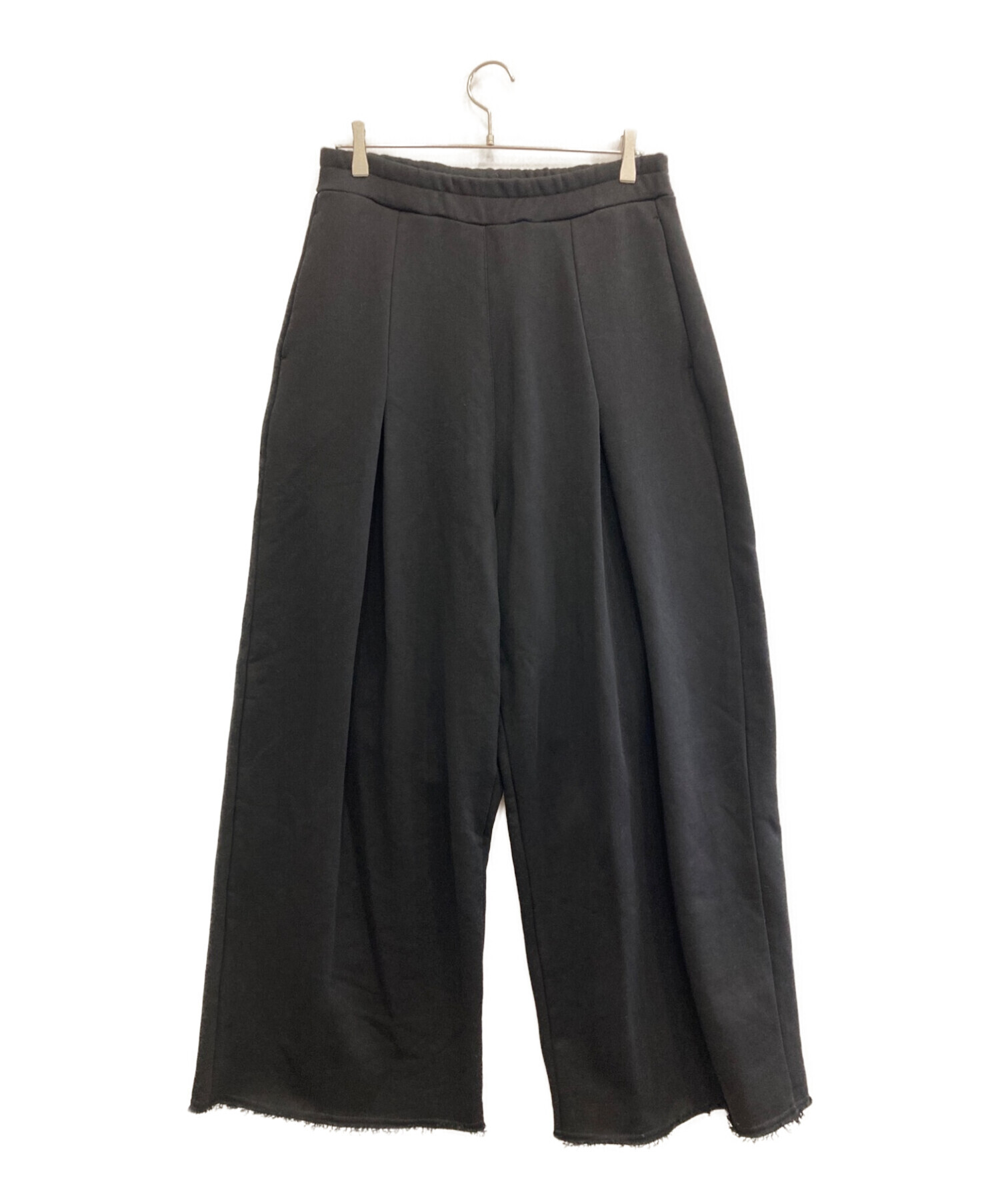 中古・古着通販】SINSS (シンス) Wide straight sweatpants ブラック 