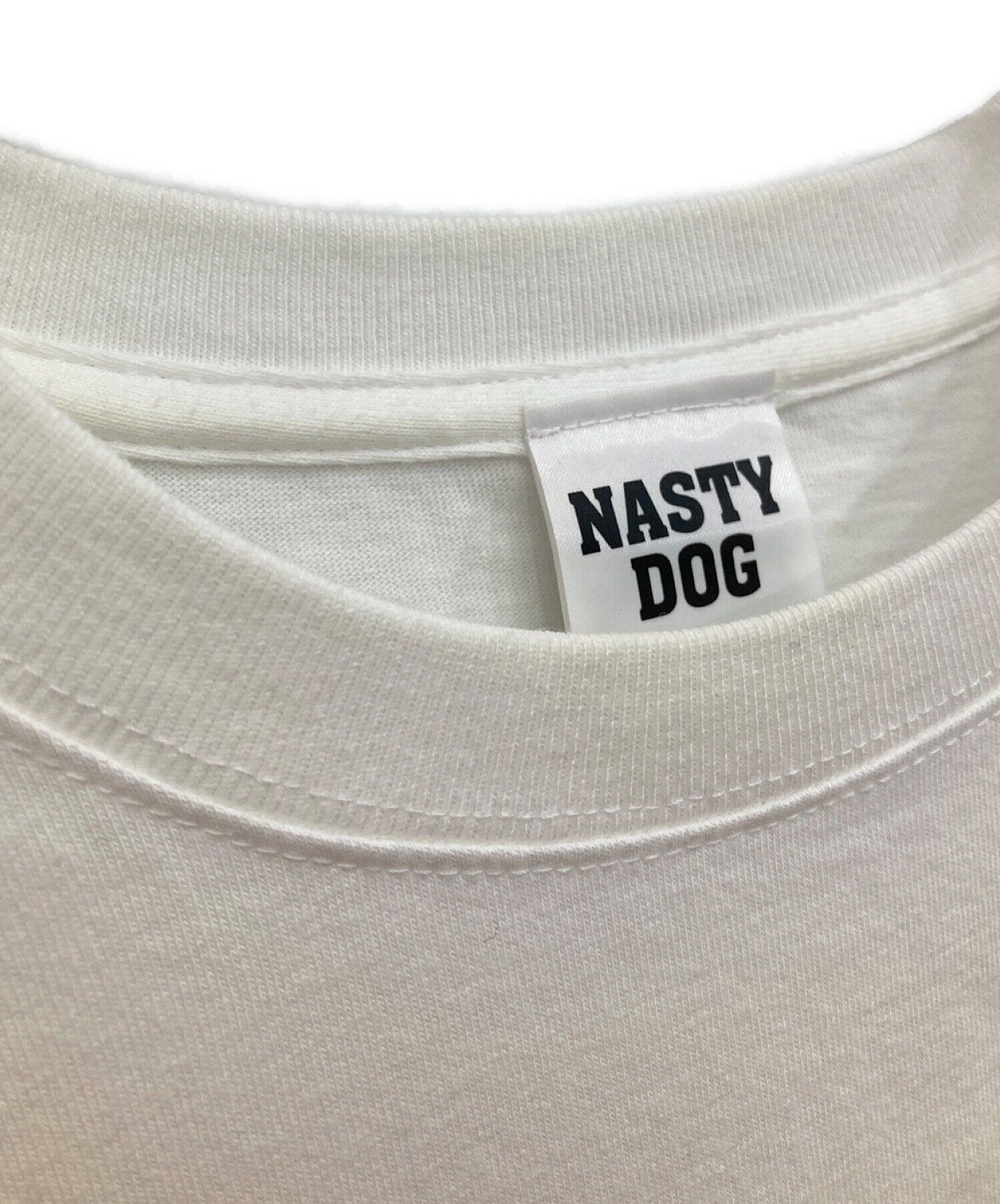 中古・古着通販】NASTY DOG (ナスティー ドッグ) ロングスリーブTシャツ ホワイト サイズ:ＸＬ｜ブランド・古着通販  トレファク公式【TREFAC FASHION】スマホサイト