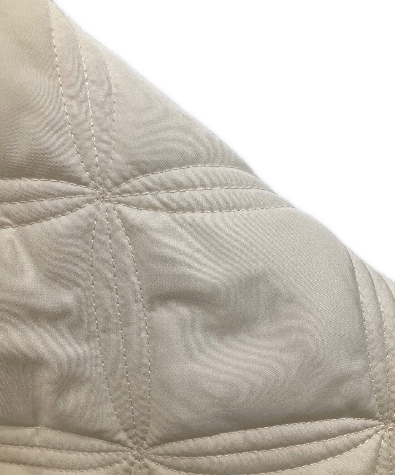 Amiur (エミレ) big collar quilting jacket ホワイト サイズ:F