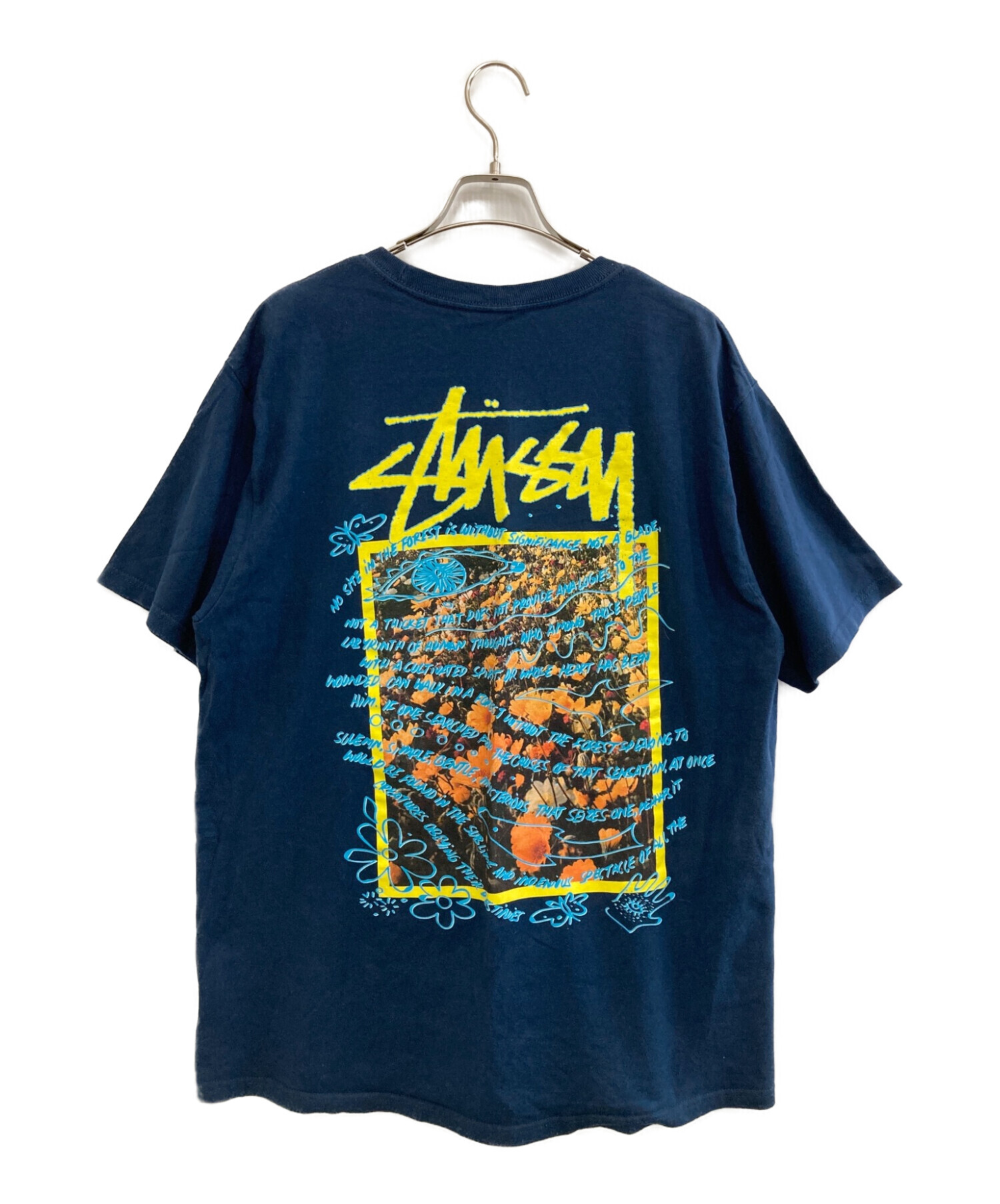 中古・古着通販】stussy (ステューシー) 半袖Tシャツ ネイビー サイズ:Ｌ｜ブランド・古着通販 トレファク公式【TREFAC  FASHION】スマホサイト