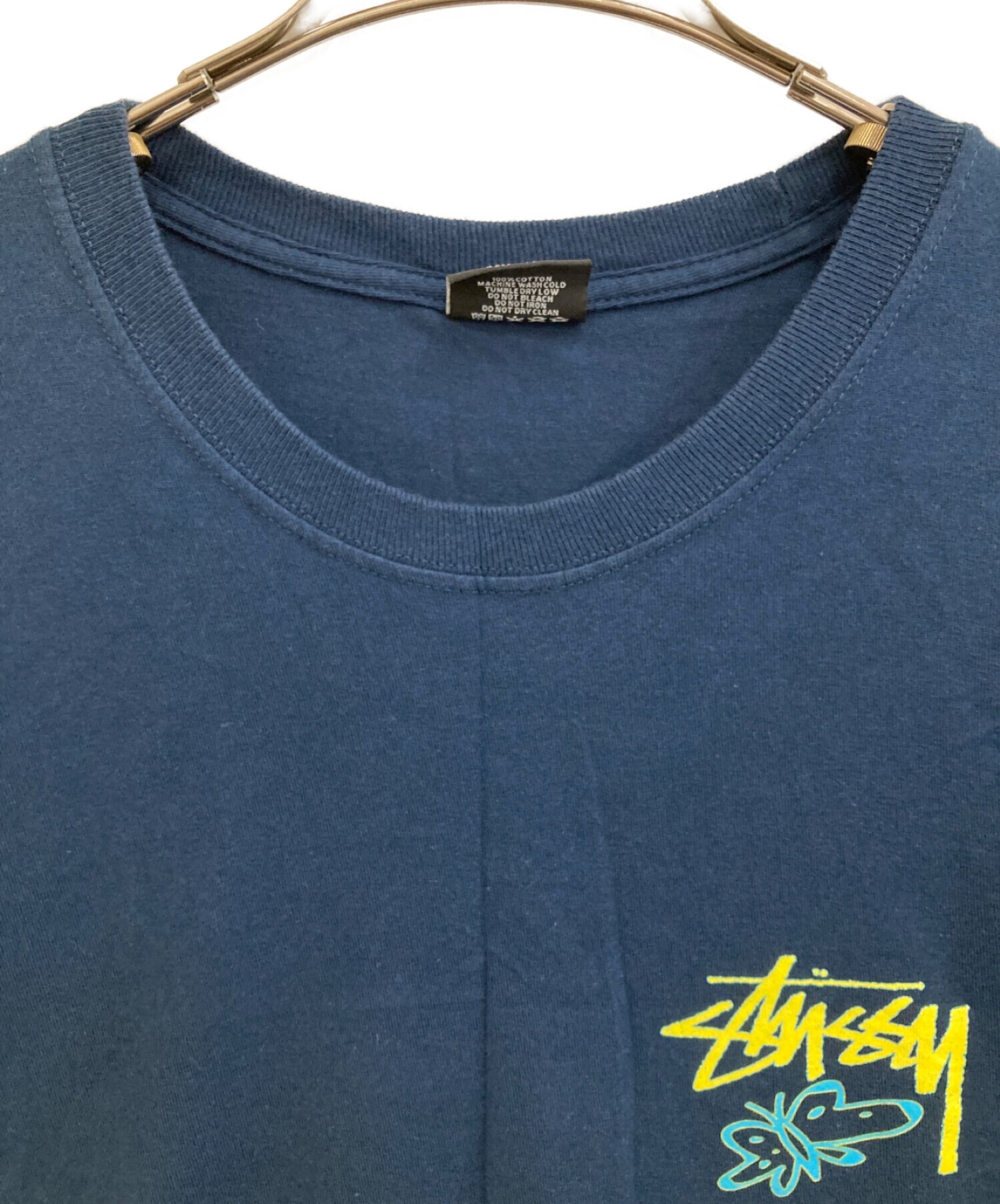 stussy (ステューシー) 半袖Tシャツ ネイビー サイズ:Ｌ