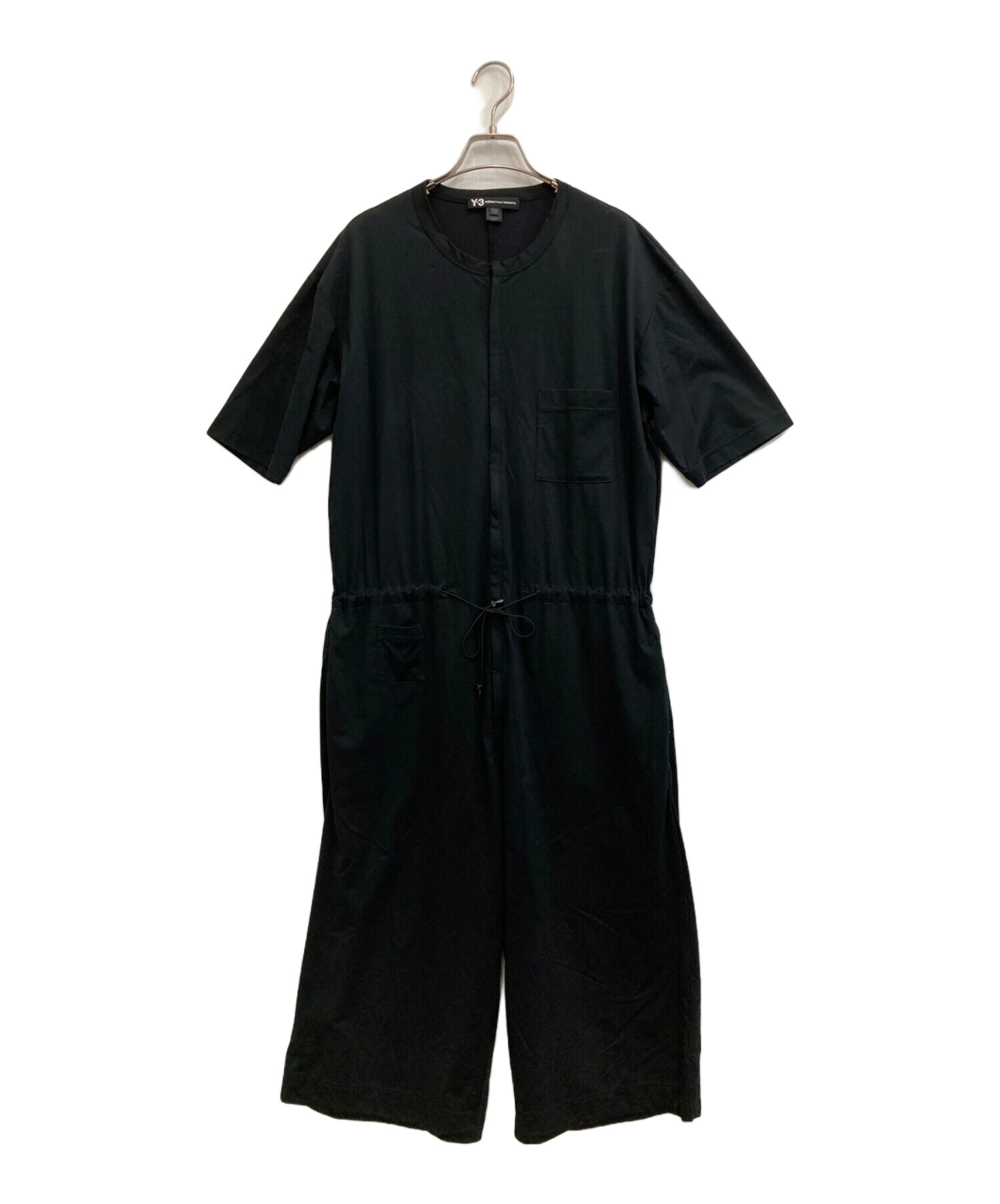 中古・古着通販】Y-3 (ワイスリー) W TRVL JUMPSUIT ブラック サイズ 