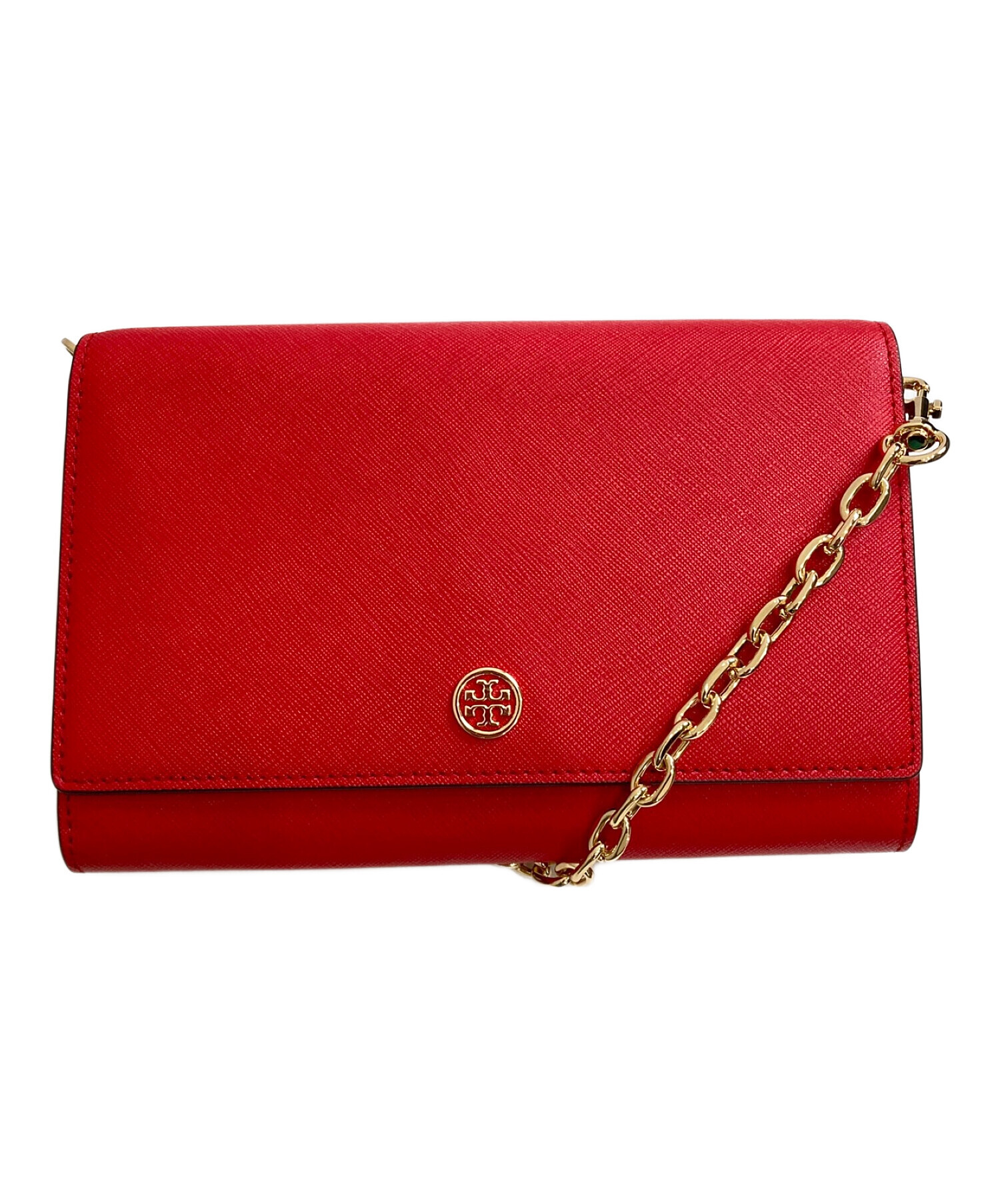 TORY BURCH (トリーバーチ) チェーンウォレット レッド