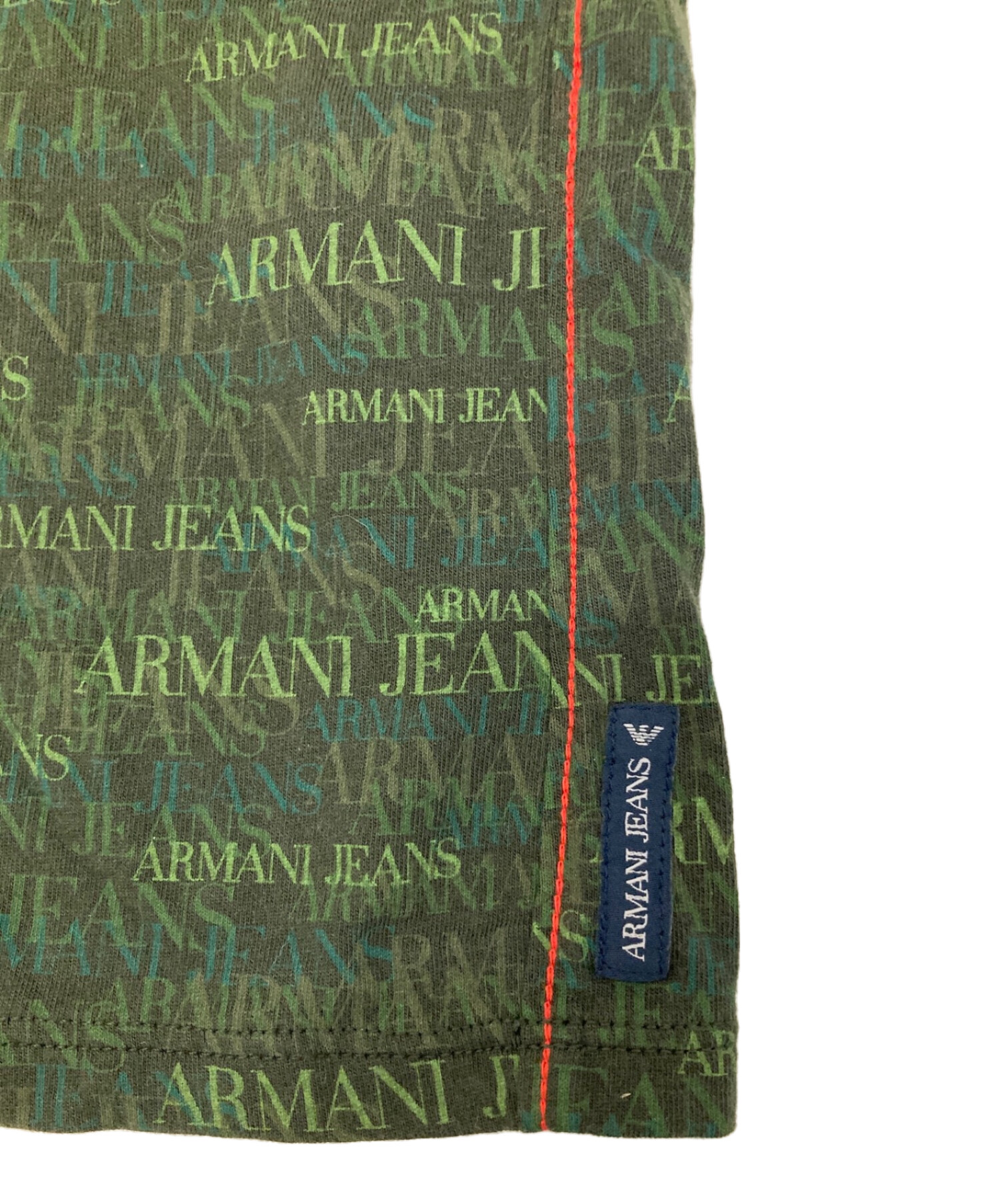 中古・古着通販】ARMANI JEANS (アルマーニジーンズ) Tシャツ グリーン サイズ:EU:XL｜ブランド・古着通販  トレファク公式【TREFAC FASHION】スマホサイト