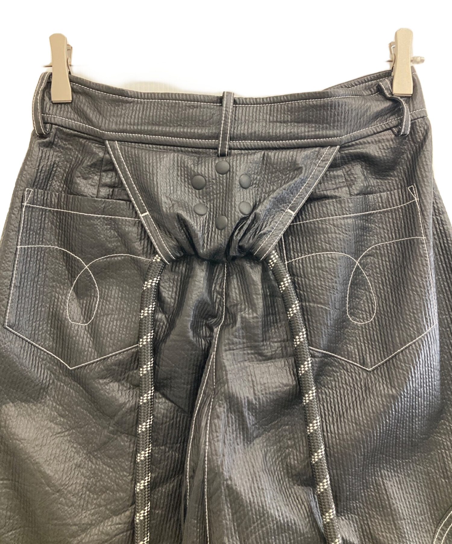 中古・古着通販】NUTEMPEROR (ナットエンペラー) WIDE PU LEATHER PANTS ブラック サイズ:2｜ブランド・古着通販  トレファク公式【TREFAC FASHION】スマホサイト