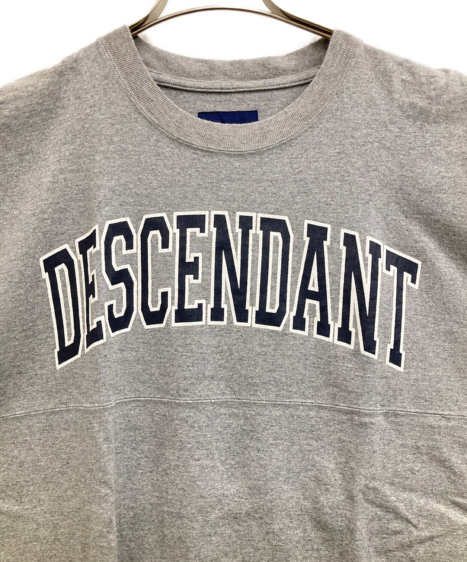 中古・古着通販】DESCENDANT (ディセンダント) CETUS JERSEY SS グレー サイズ:1｜ブランド・古着通販  トレファク公式【TREFAC FASHION】スマホサイト