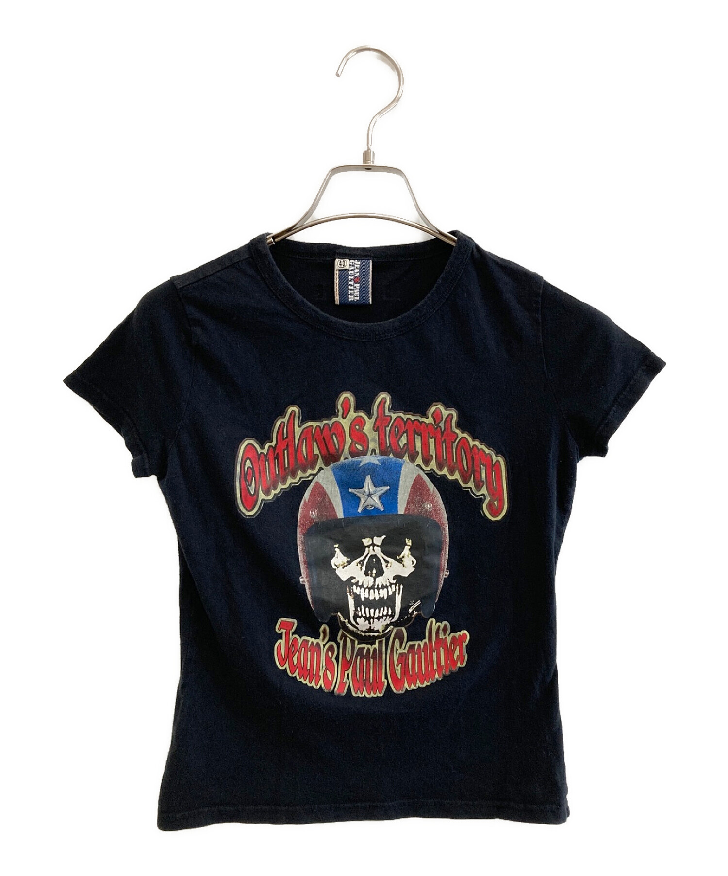 Jean Paul GAULTIER (ジャンポールゴルチェ) プリントTシャツ ブラック サイズ:40