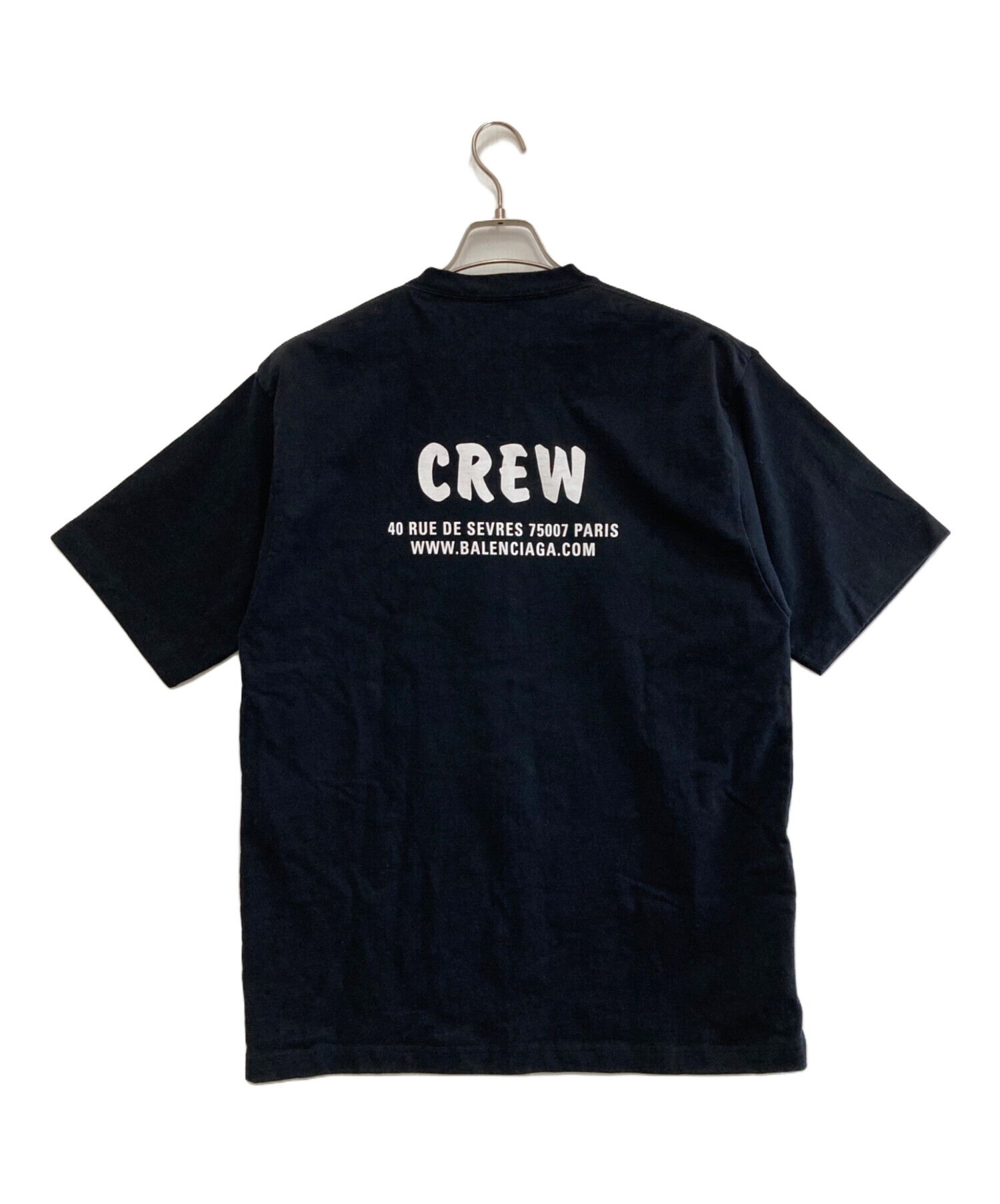 BALENCIAGA (バレンシアガ) CREW TEE ブラック サイズ:XS