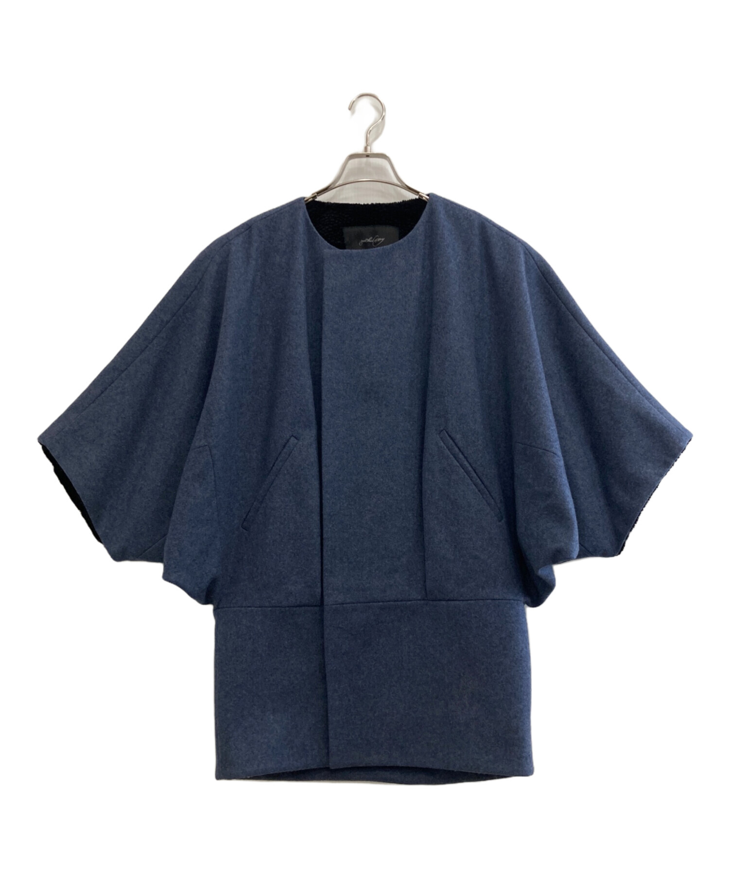 rachel comey (レイチェルコーミー) ノーカラーコート ネイビー サイズ:S