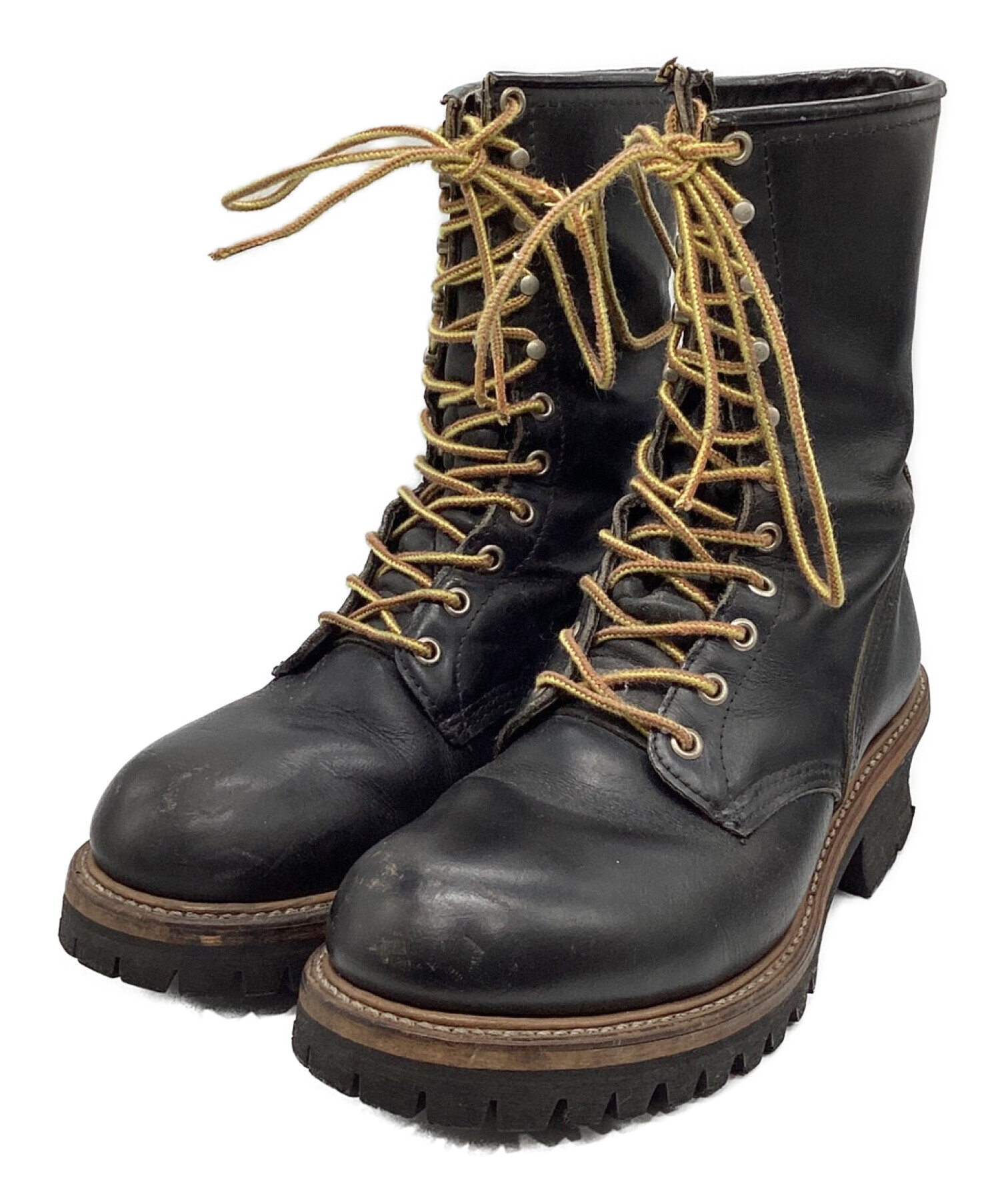 中古・古着通販】RED WING (レッドウィング) ロガーブーツ ブラック