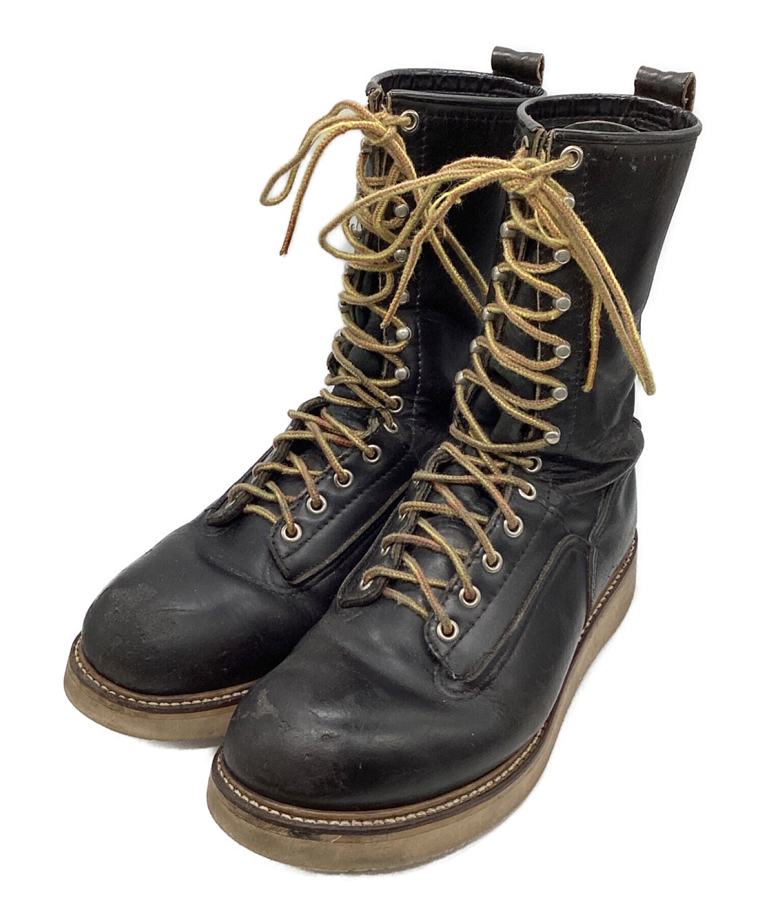 レッドウイング　REDWING ブーツ　ブラック US7 1/2 25.5cm靴/シューズ