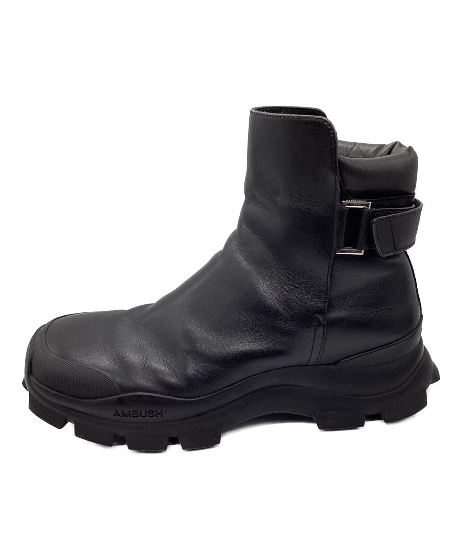 中古・古着通販】AMBUSH (アンブッシュ) RUBBER SOLE BOOTS ブラック