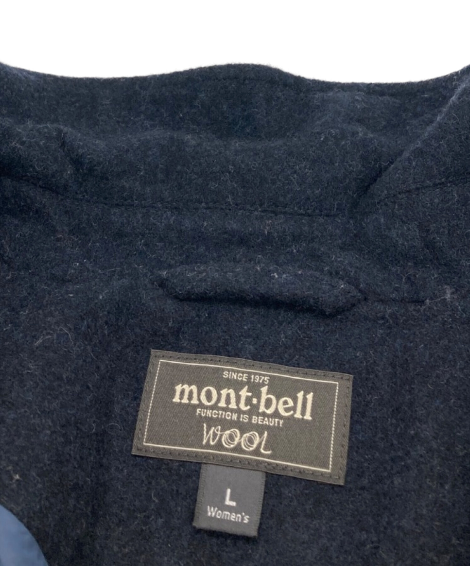 mont-bell (モンベル) ウール トラベルコート ネイビー サイズ:L