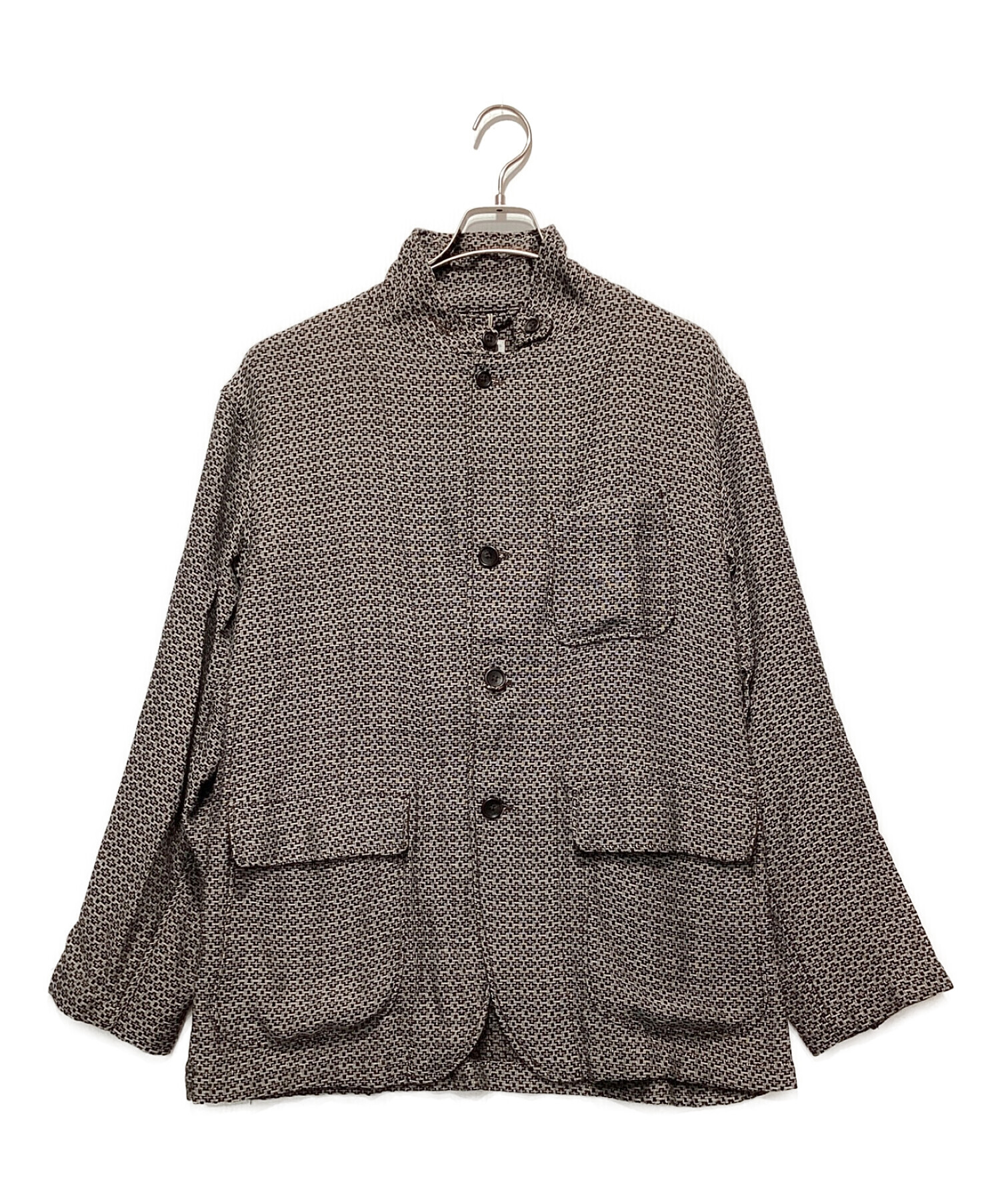 Engineered Garments (エンジニアードガーメンツ) 総柄ジャケット グレー サイズ:S