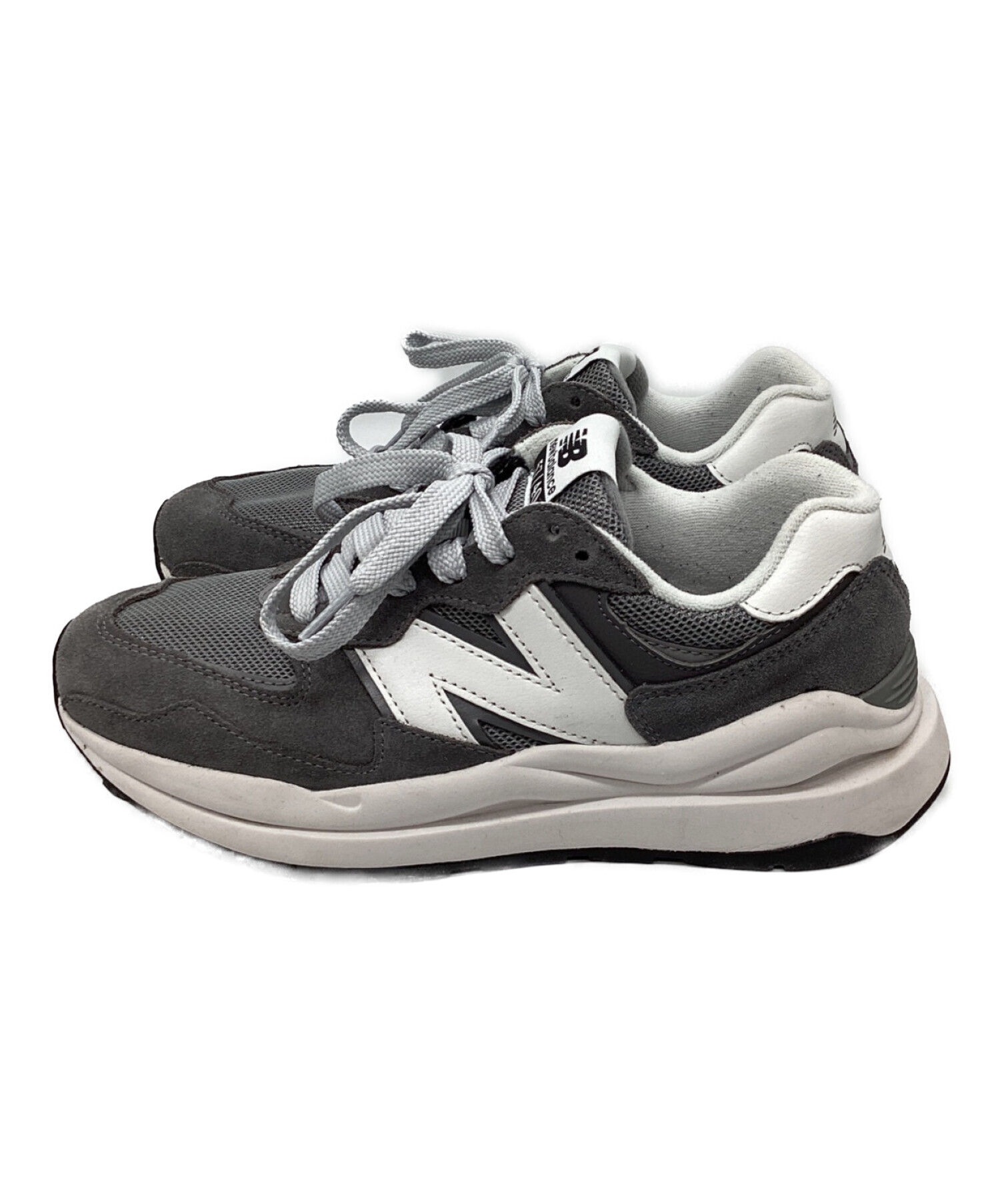 NEW BALANCE (ニューバランス) ローカットスニーカー グレー サイズ:25.5