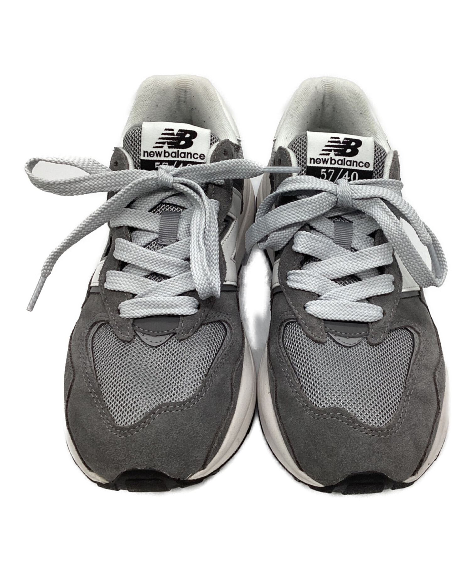 NEW BALANCE (ニューバランス) ローカットスニーカー グレー サイズ:25.5