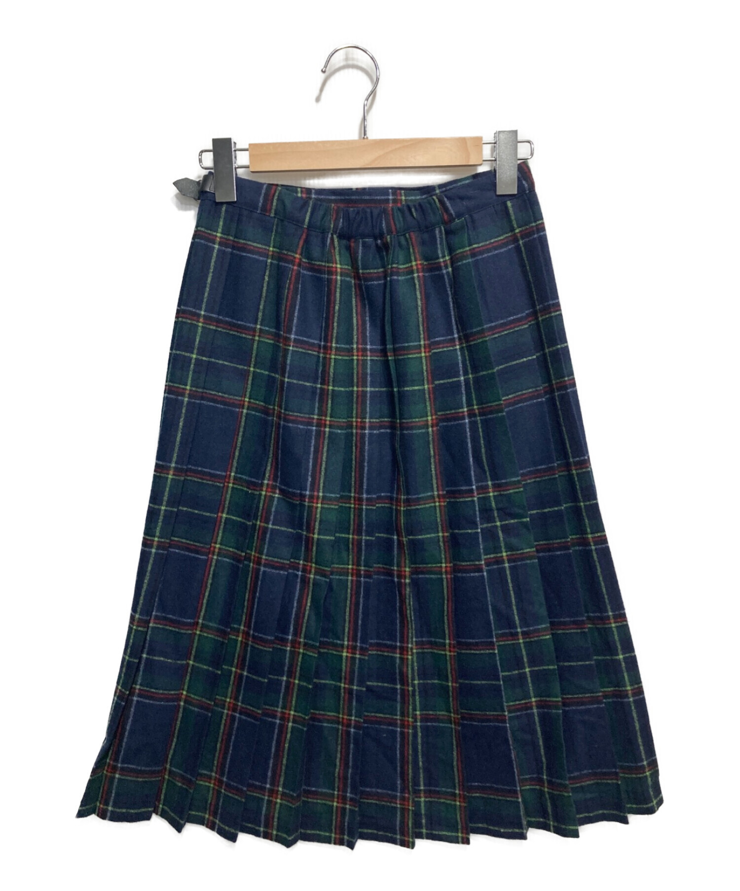 O'NEIL OF DUBLIN (オニールオブダブリン) EASY KILTチェックスカート グリーン×ネイビー サイズ:US 6