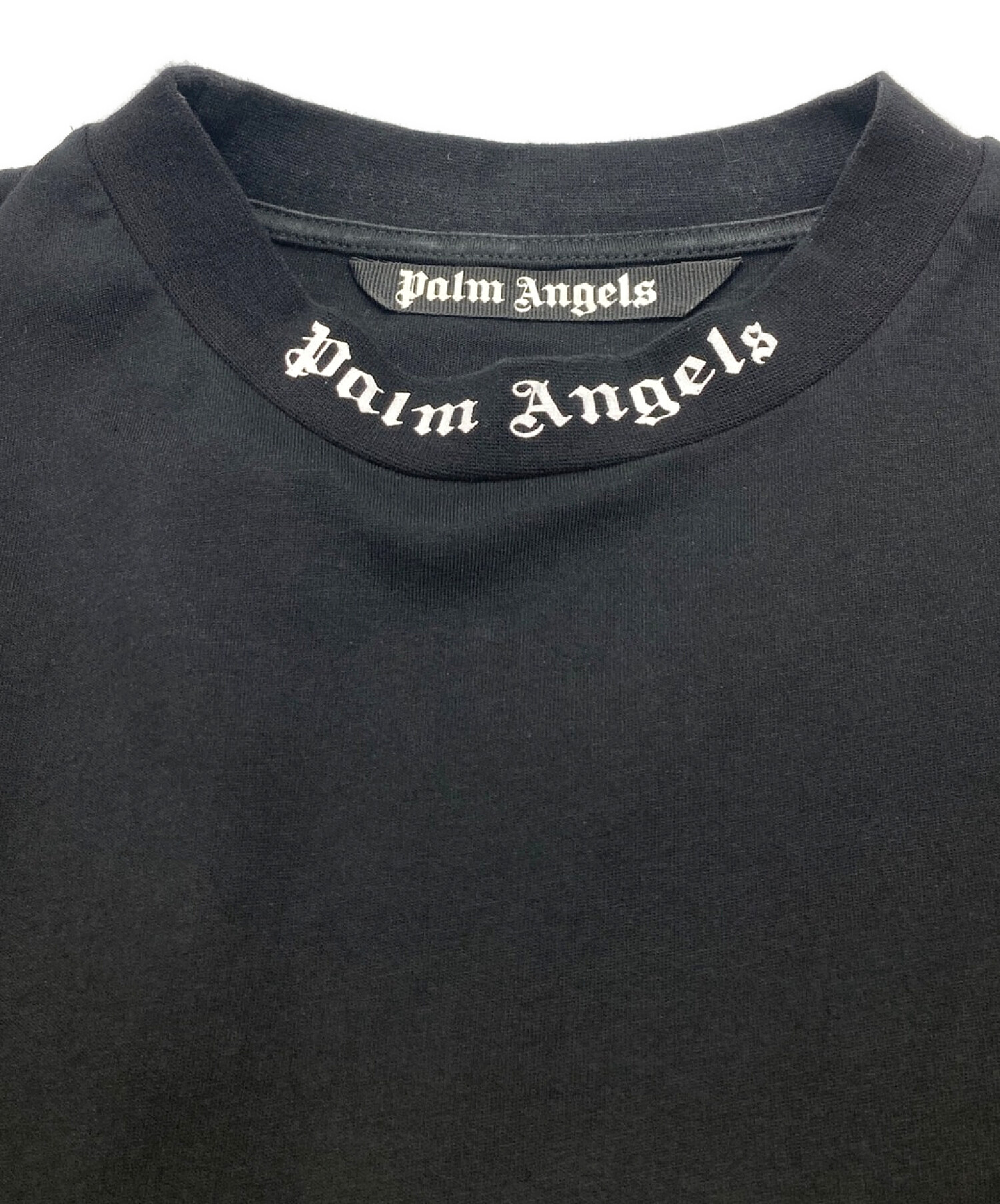 Palm Angels (パーム エンジェルス) CLASSIC LOGO OVER TEE ブラック サイズ:L