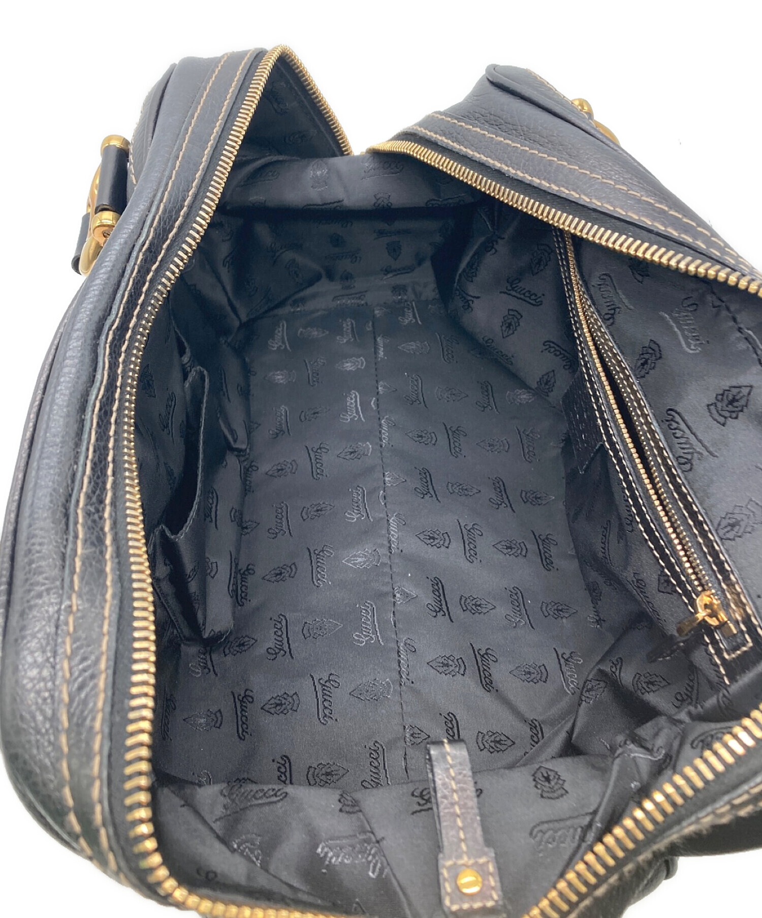 中古・古着通販】GUCCI (グッチ) ヒステリアボストンバッグ ブラック