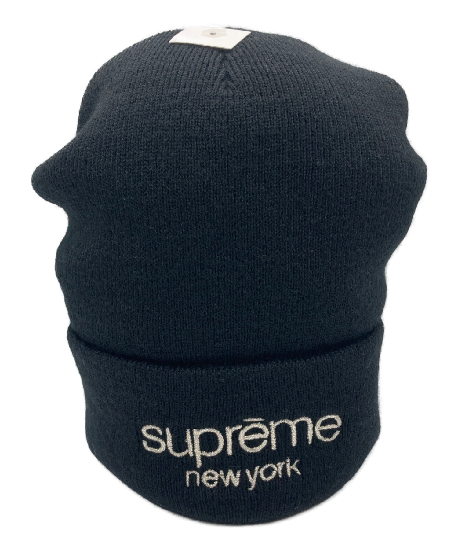 SUPREME (シュプリーム) ニット帽 ブラック