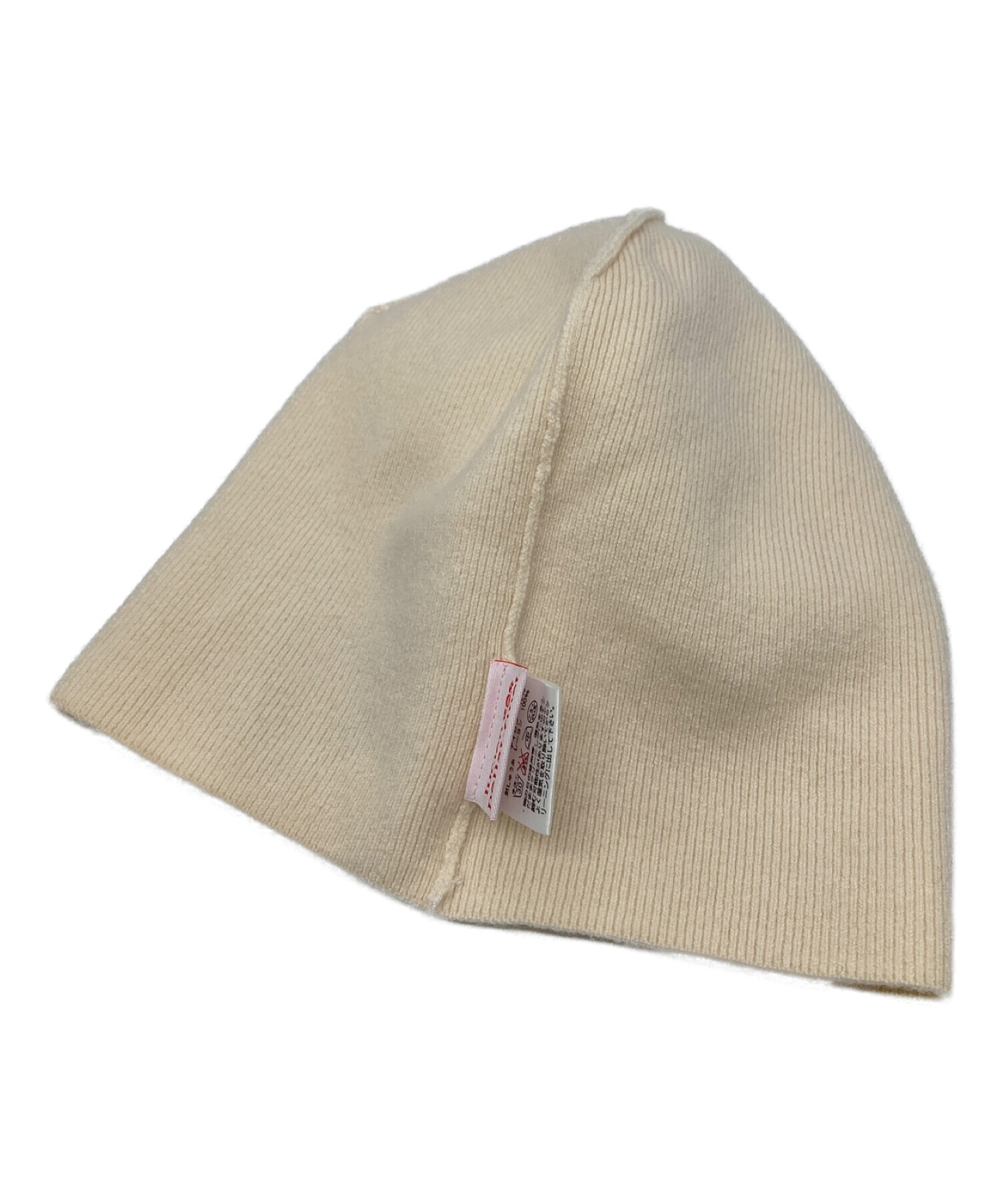 lucien pellat-finet (ルシアン・ペラフィネ) カシミヤブレンドニット帽 ホワイト