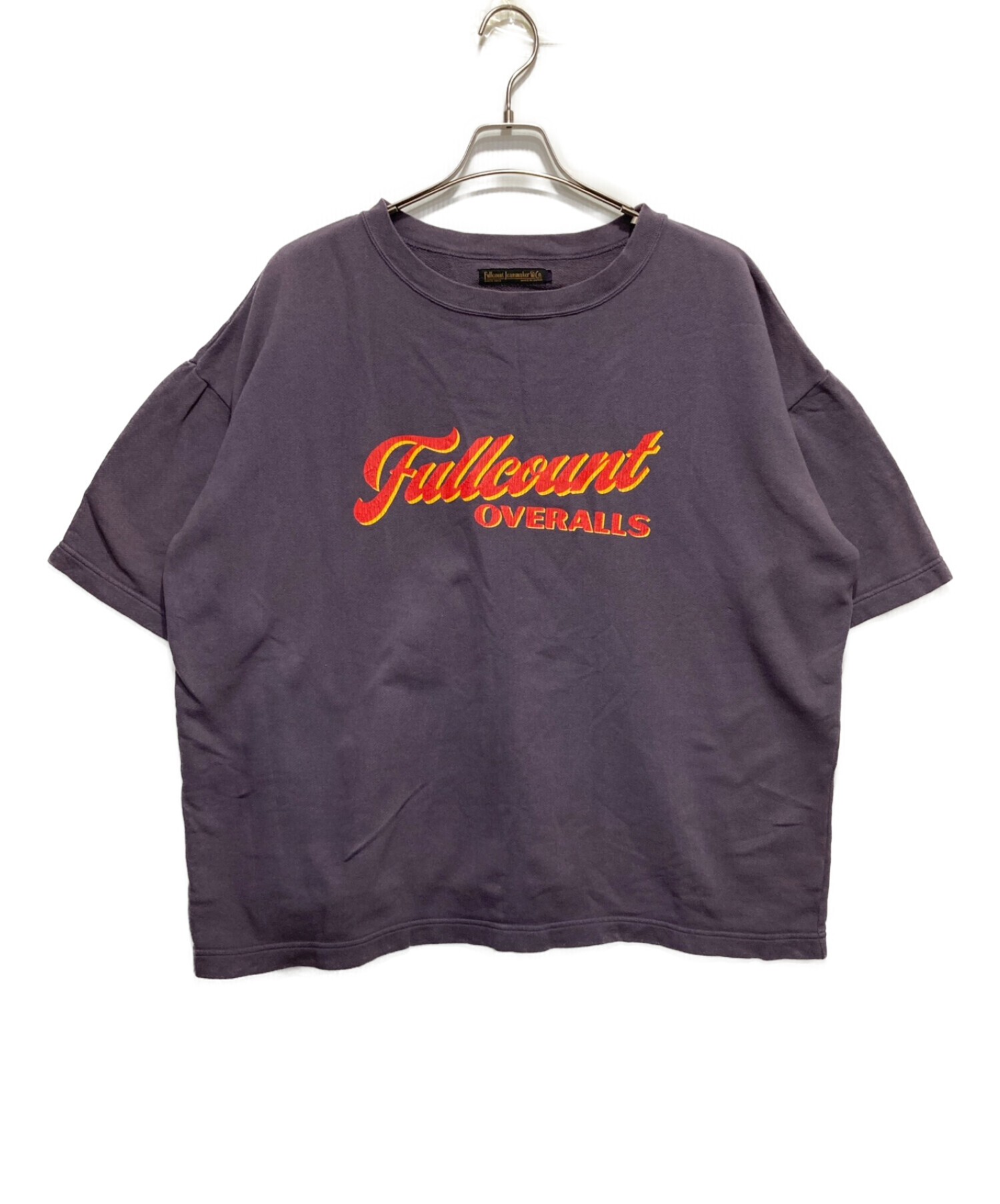 中古・古着通販】FULLCOUNT (フルカウント) プリントTシャツ ネイビー