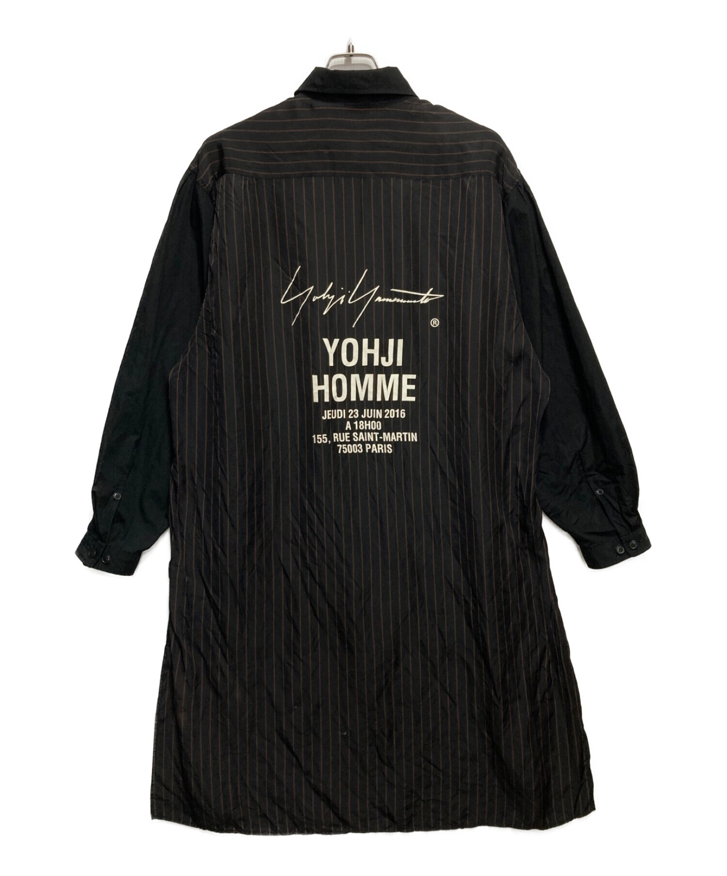 Yohji Yamamoto pour homme (ヨウジヤマモト プールオム) スタッフシャツ ブラック サイズ:3