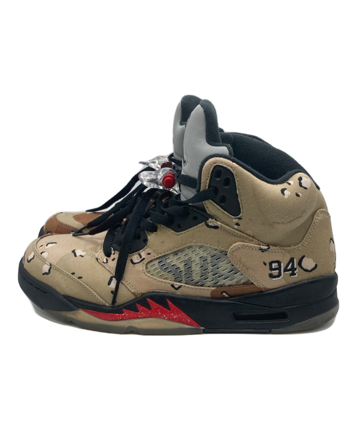 中古・古着通販】SUPREME (シュプリーム) NIKE (ナイキ) Air Jordan 5 Retro Desert Camo ブラウン  サイズ:27.5cm｜ブランド・古着通販 トレファク公式【TREFAC FASHION】スマホサイト