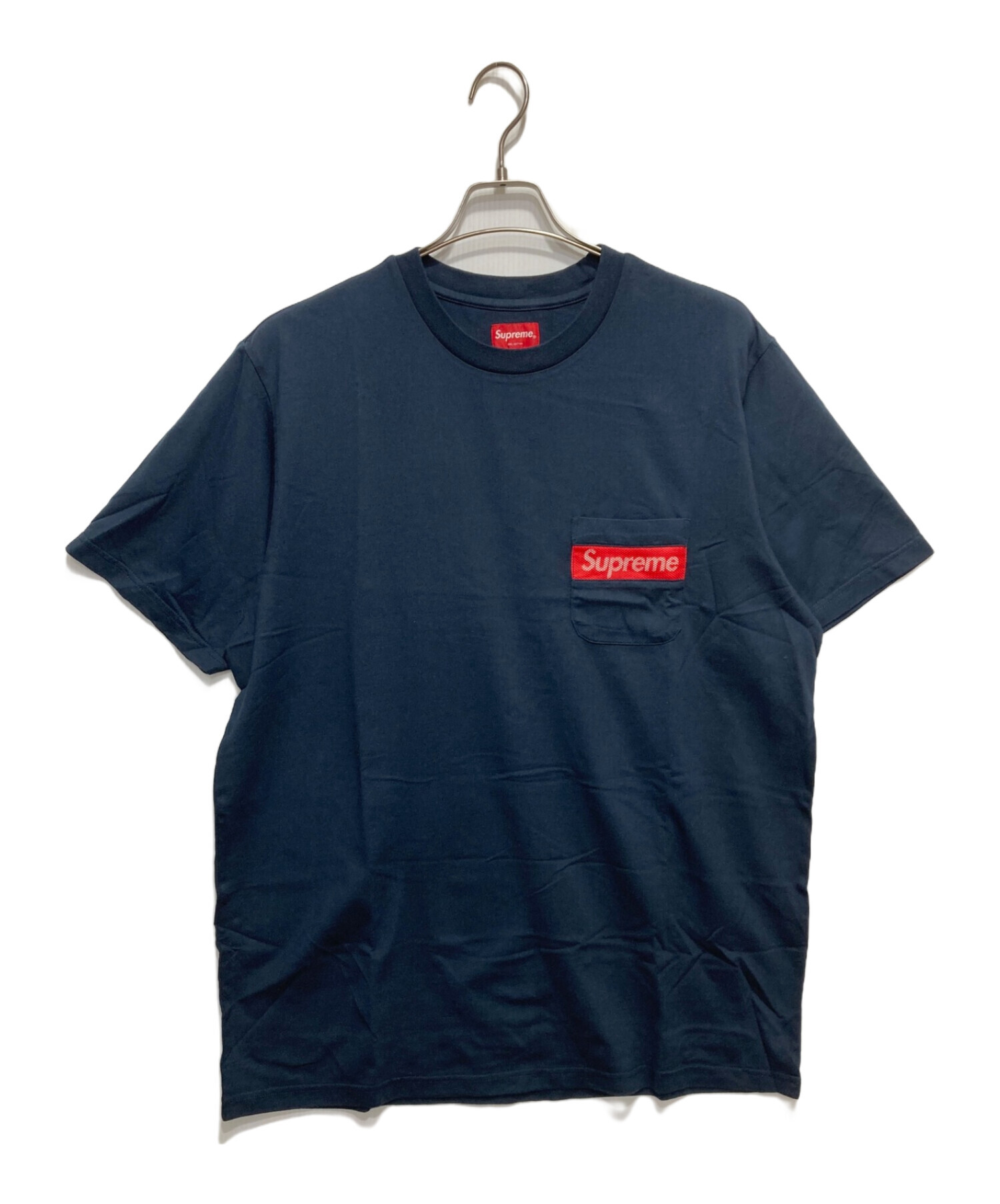 【大阪正規】supreme Mesh Stripe Pocket Tee Tシャツ/カットソー(半袖/袖なし)