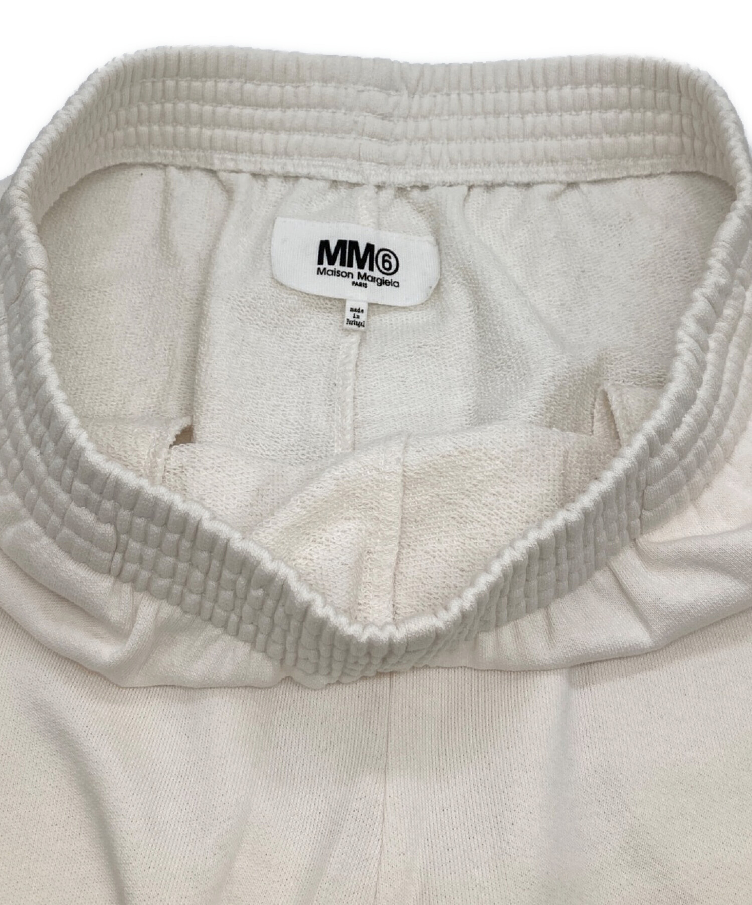 MM6 Maison Margiela (エムエムシックス メゾンマルジェラ) スウェットパンツ ベージュ サイズ:Ｍ