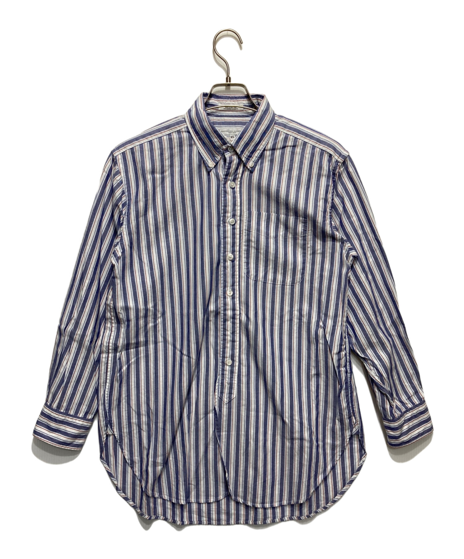 中古・古着通販】Engineered Garments (エンジニアド ガーメンツ) ストライプシャツ ネイビー×ホワイト サイズ:XS｜ブランド・古着通販  トレファク公式【TREFAC FASHION】スマホサイト