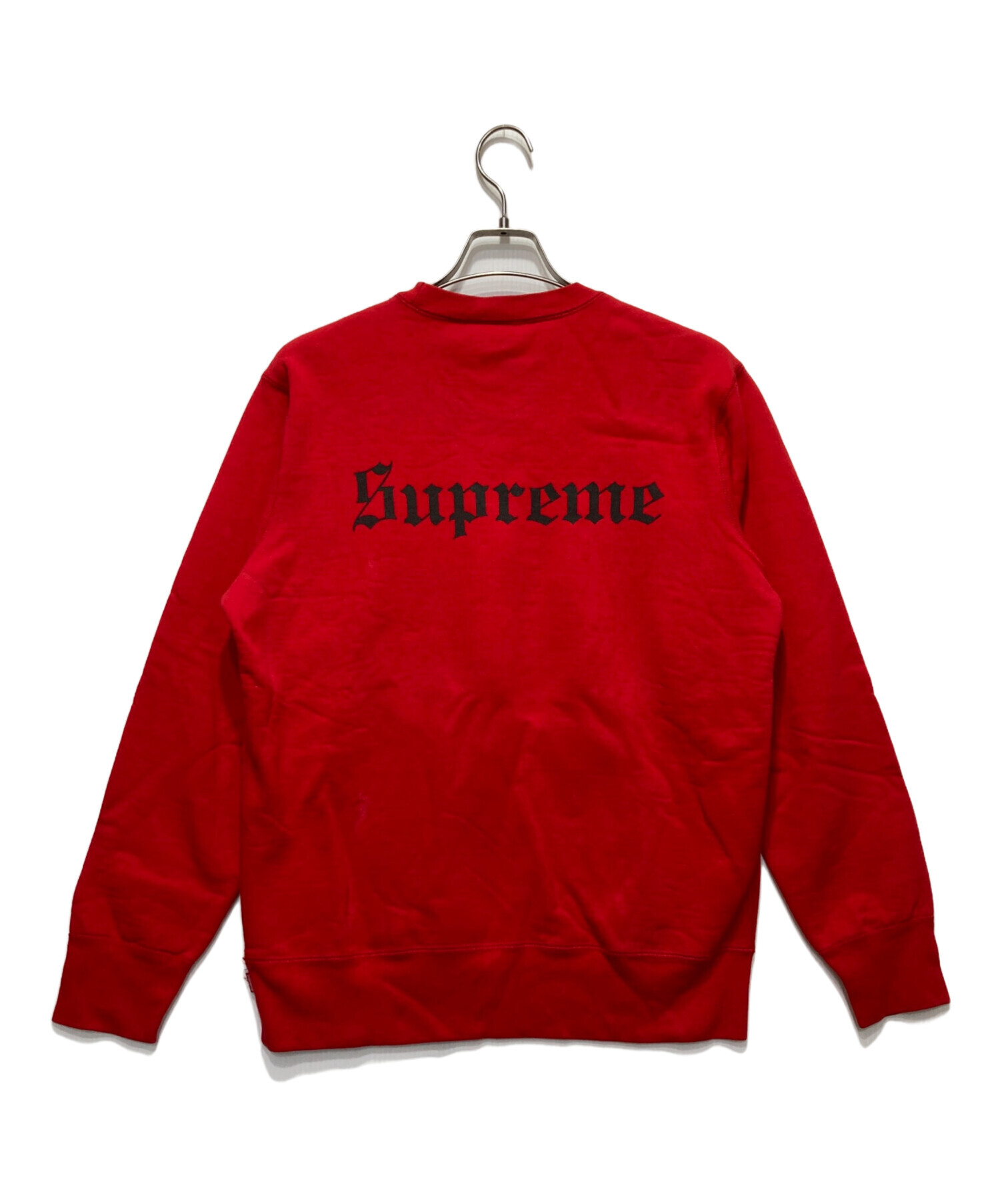 SUPREME (シュプリーム) SLAYER (スレイヤー) クルーネックスウェット レッド サイズ:Ｍ